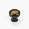 Lee Valley Knobs>Hickory Keeler Bronze Knob