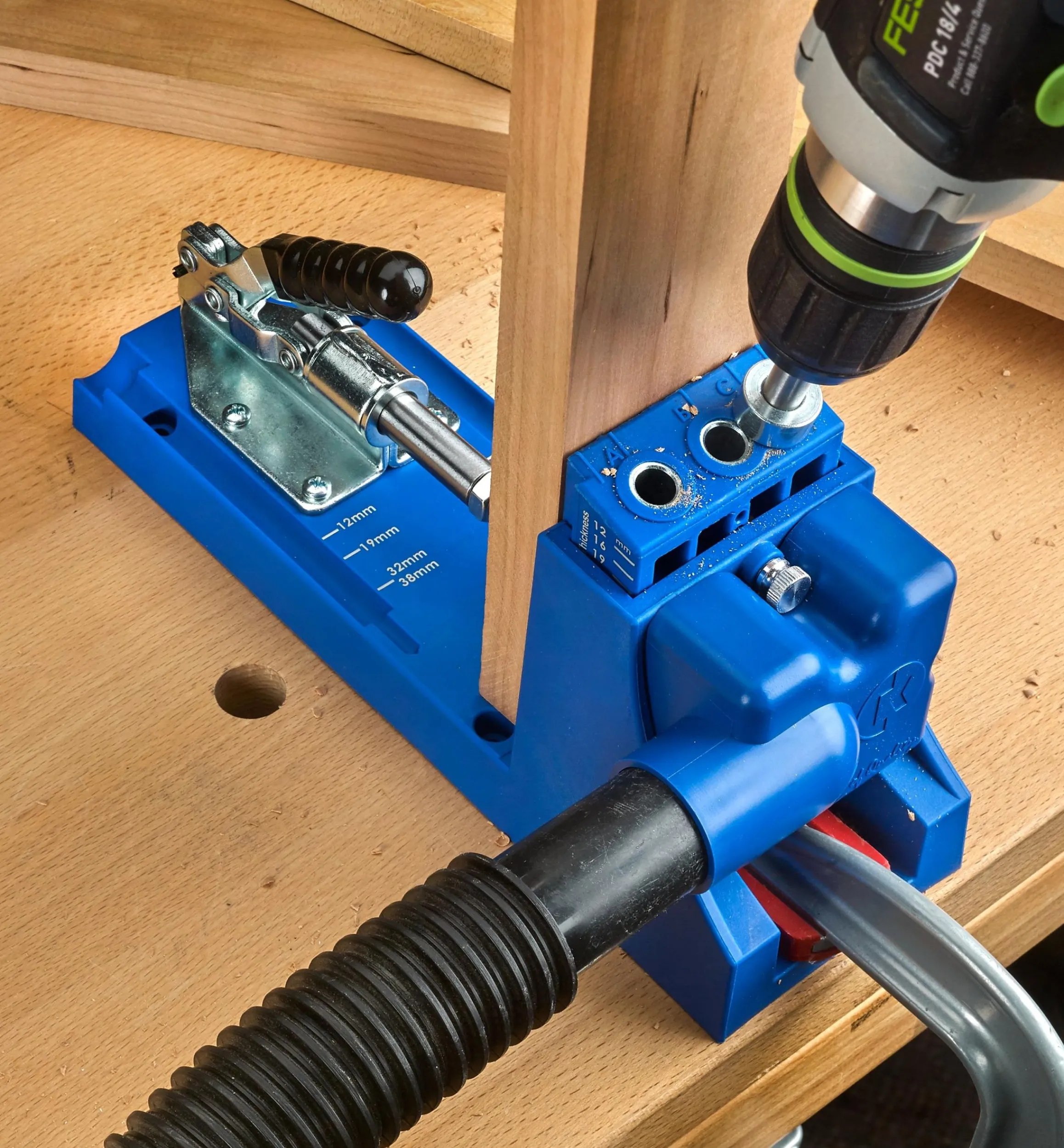 Lee Valley Jigs, Guides & Fixtures>Kreg K4 Pocket-Hole Jig, International (Metric) Version