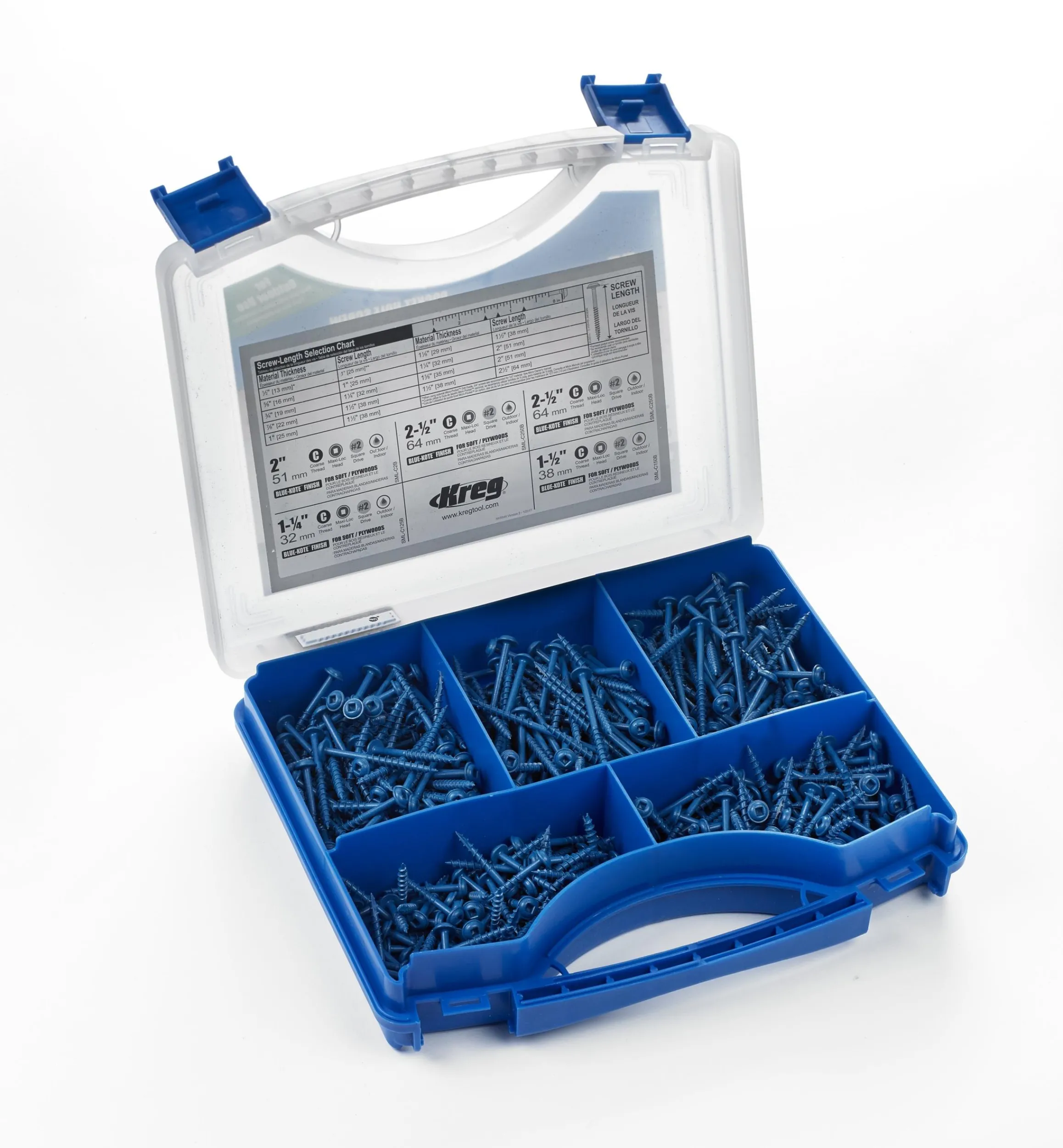 Lee Valley Screws>Kreg Outdoor Pocket-Hole Screw Set