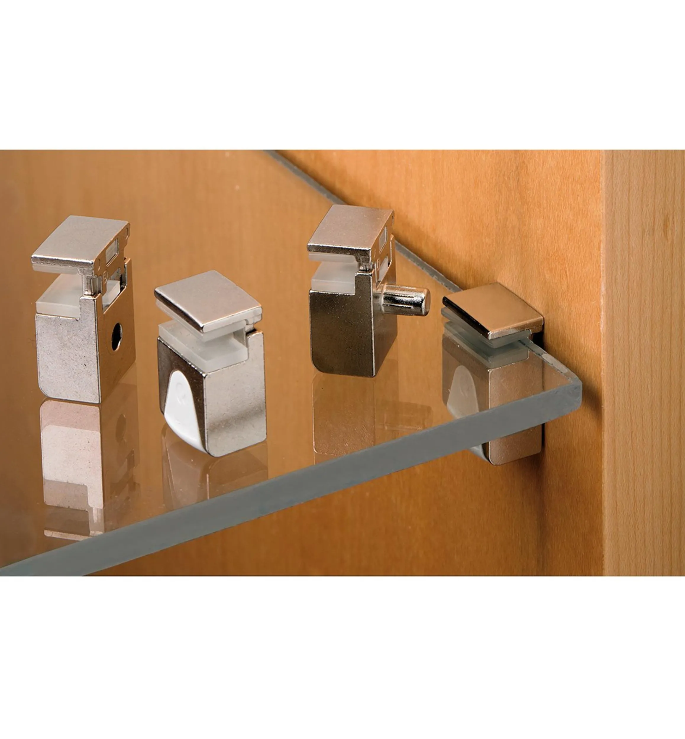 Lee Valley Storage Organization>Kubic Supports For Glass Shelves