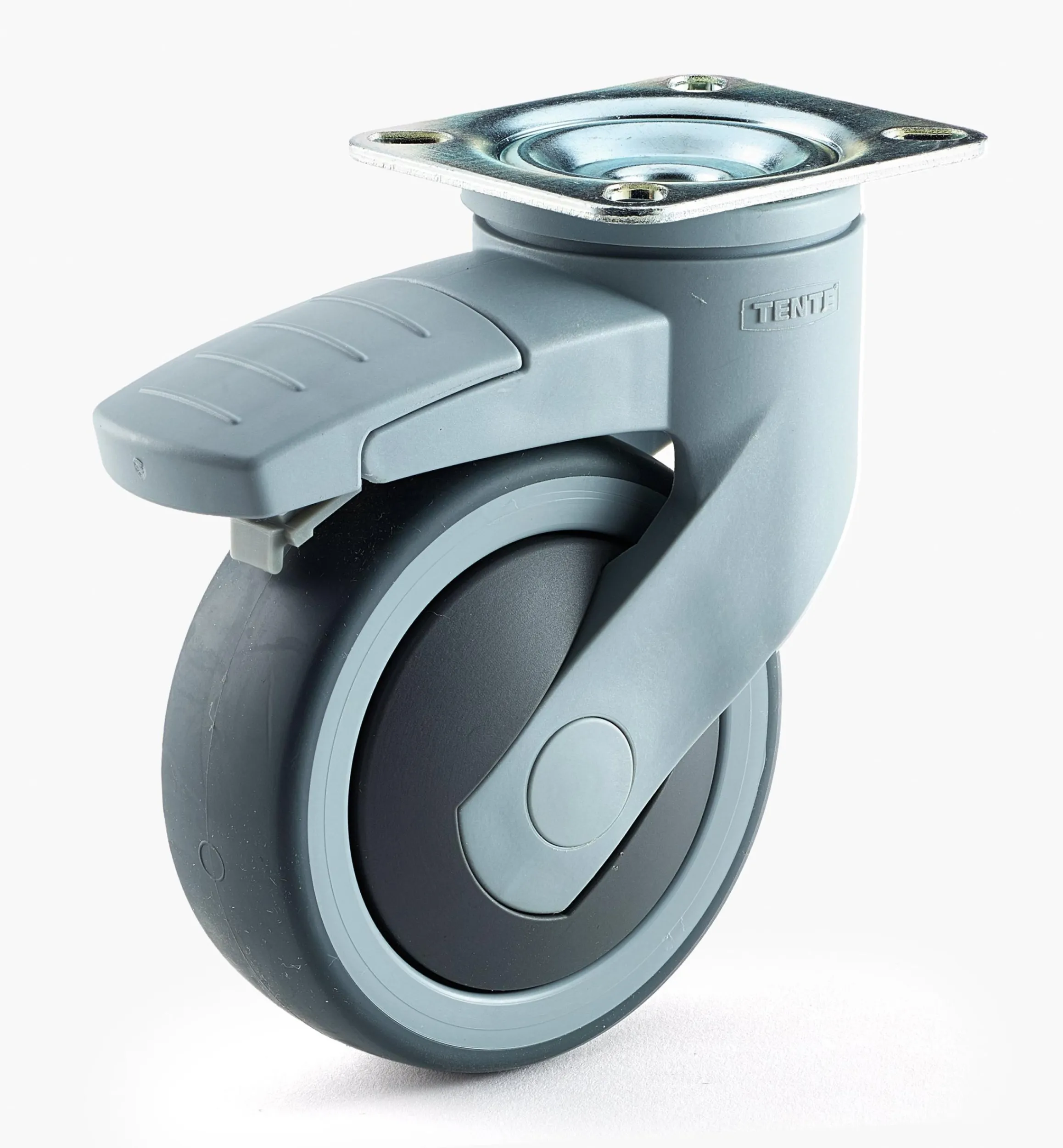 Lee Valley Casters & Wheels>Levina 100mm Steel-Plate Caster