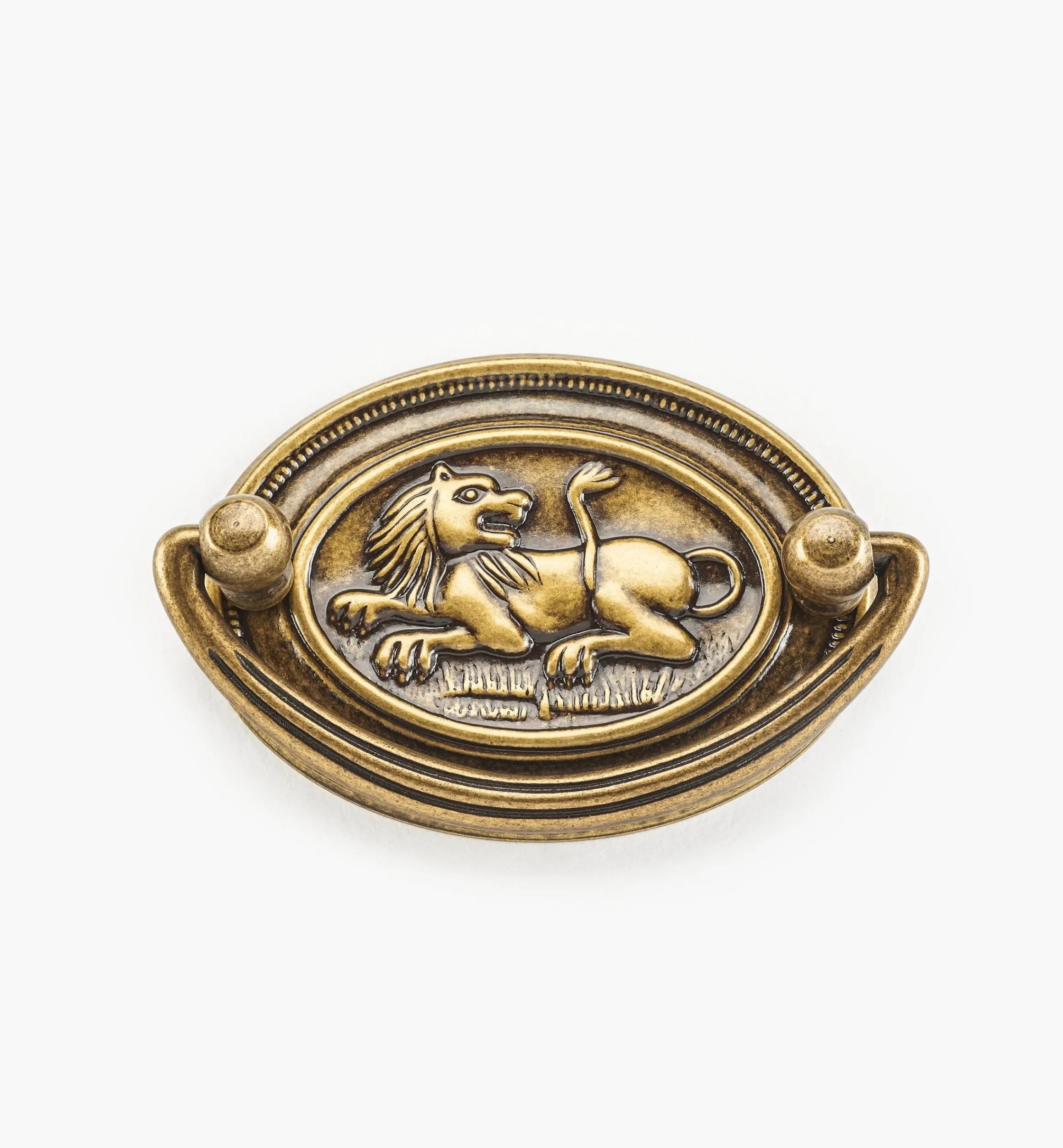 Lee Valley Pulls>Lion Plate Pulls