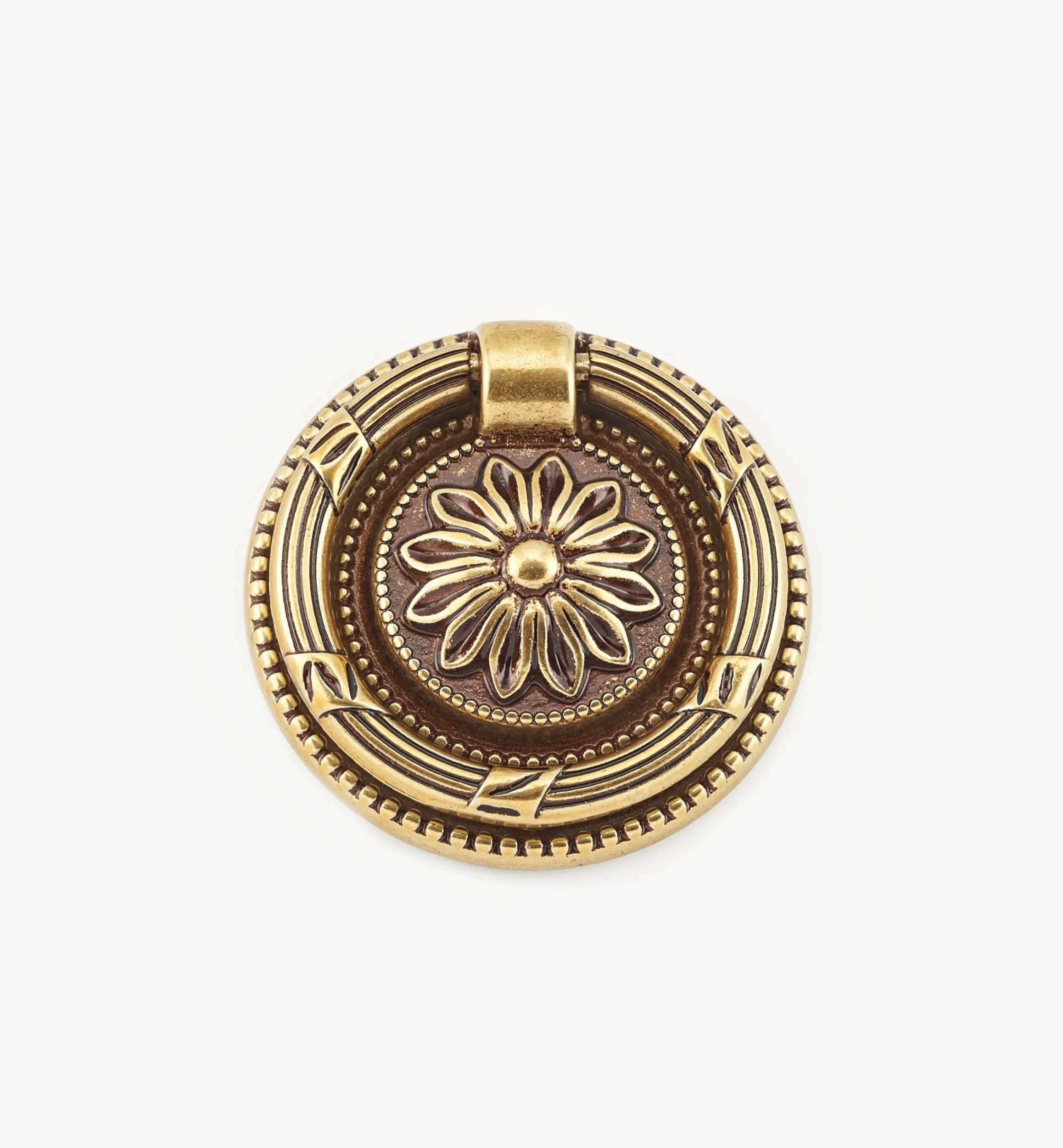 Lee Valley Pulls>Louis XVI Plated Ring Pulls