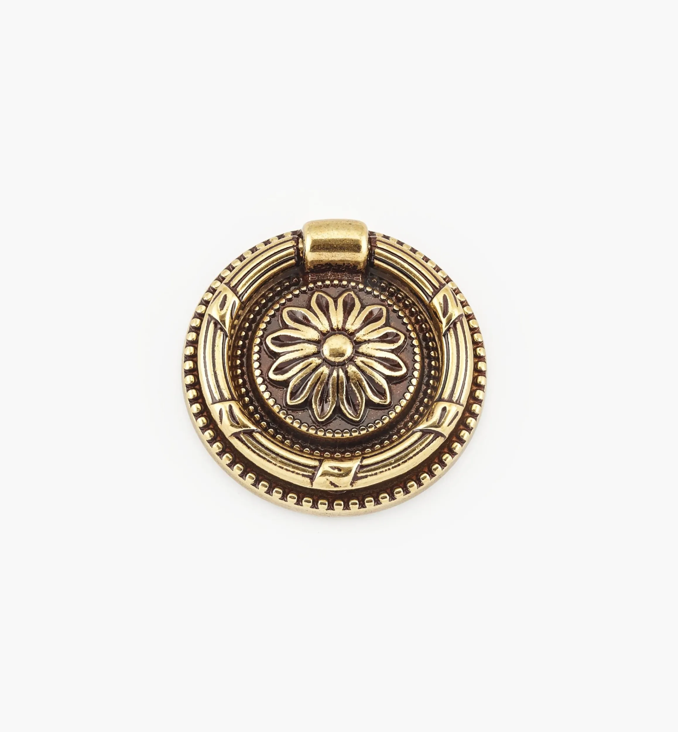 Lee Valley Pulls>Louis XVI Plated Ring Pulls