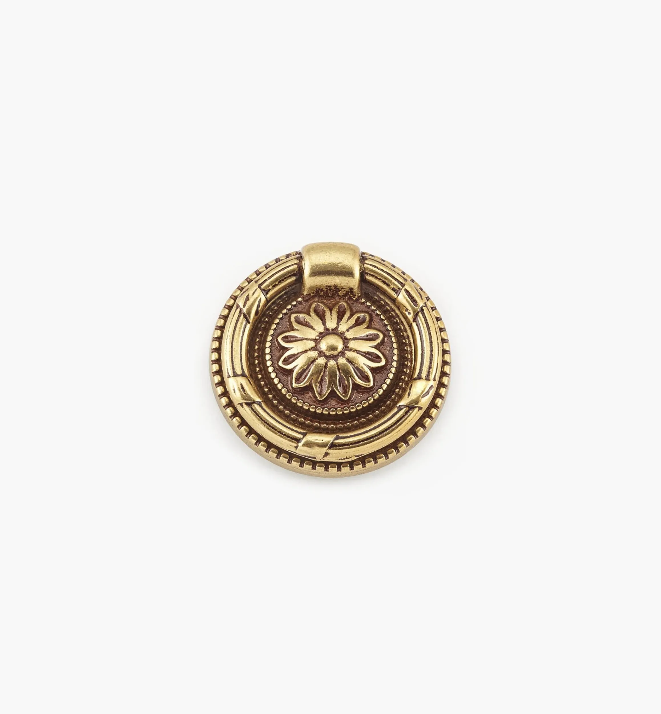 Lee Valley Pulls>Louis XVI Plated Ring Pulls