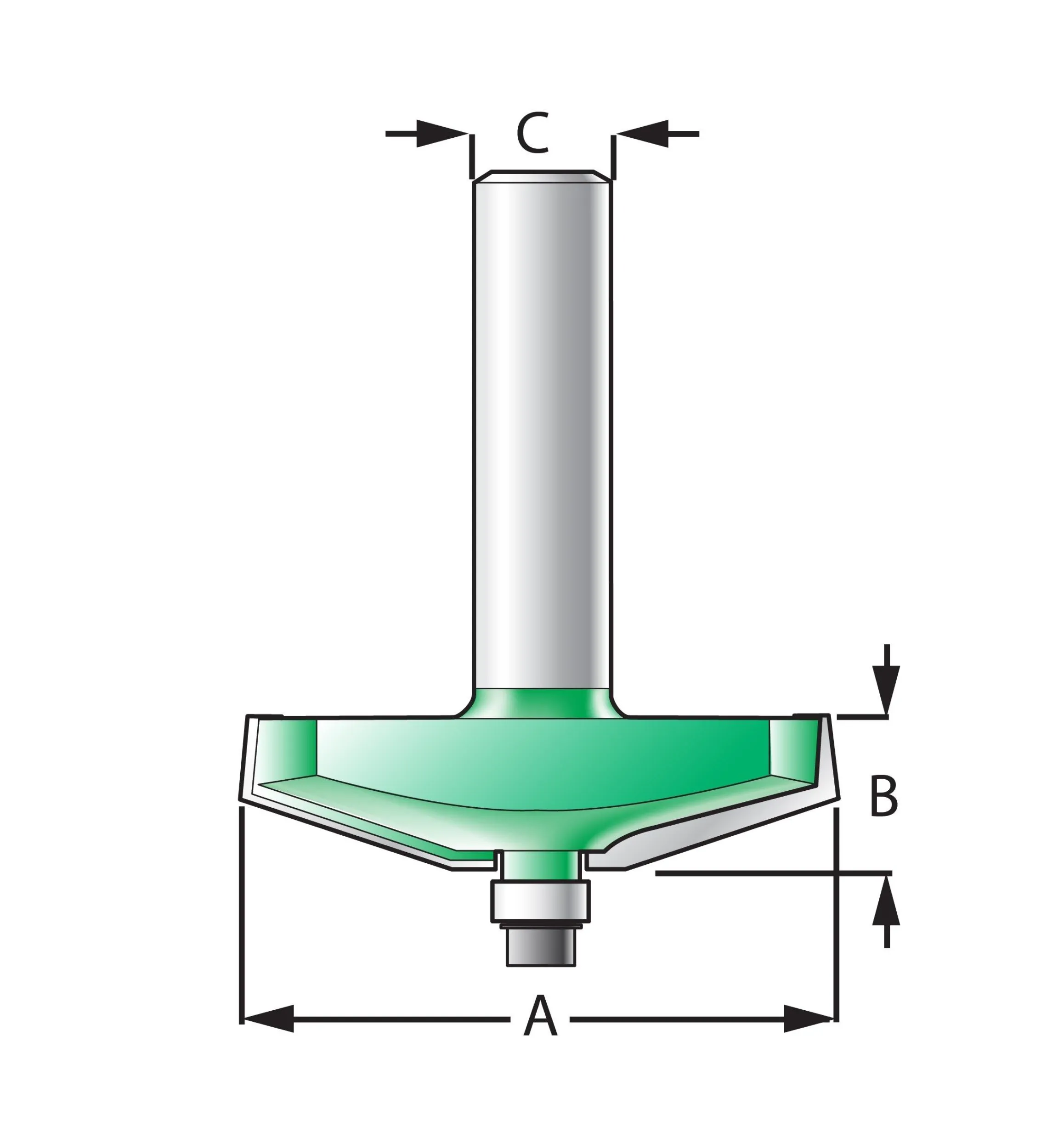 Lee Valley Routing>Low-Angle Bevel Bits