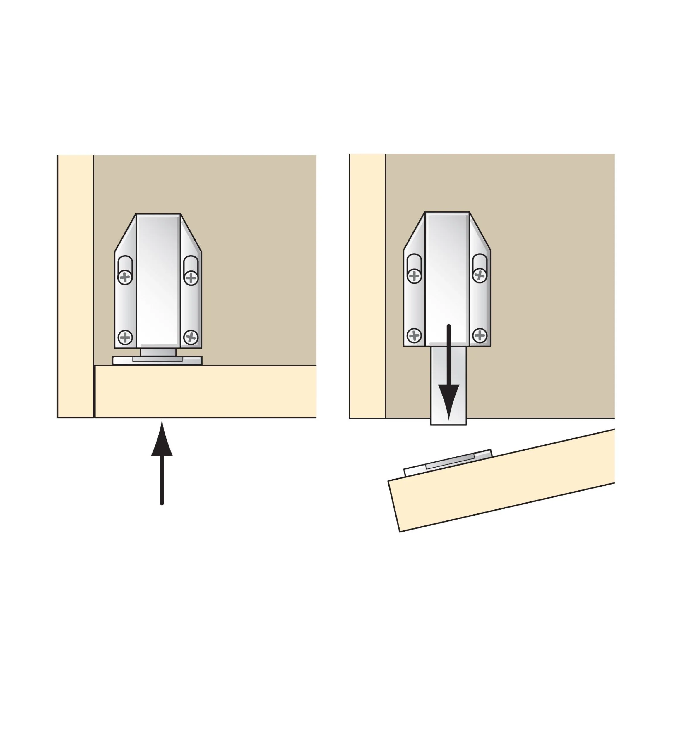 Lee Valley Magnets|Magnets>Magnetic One-Touch Latches