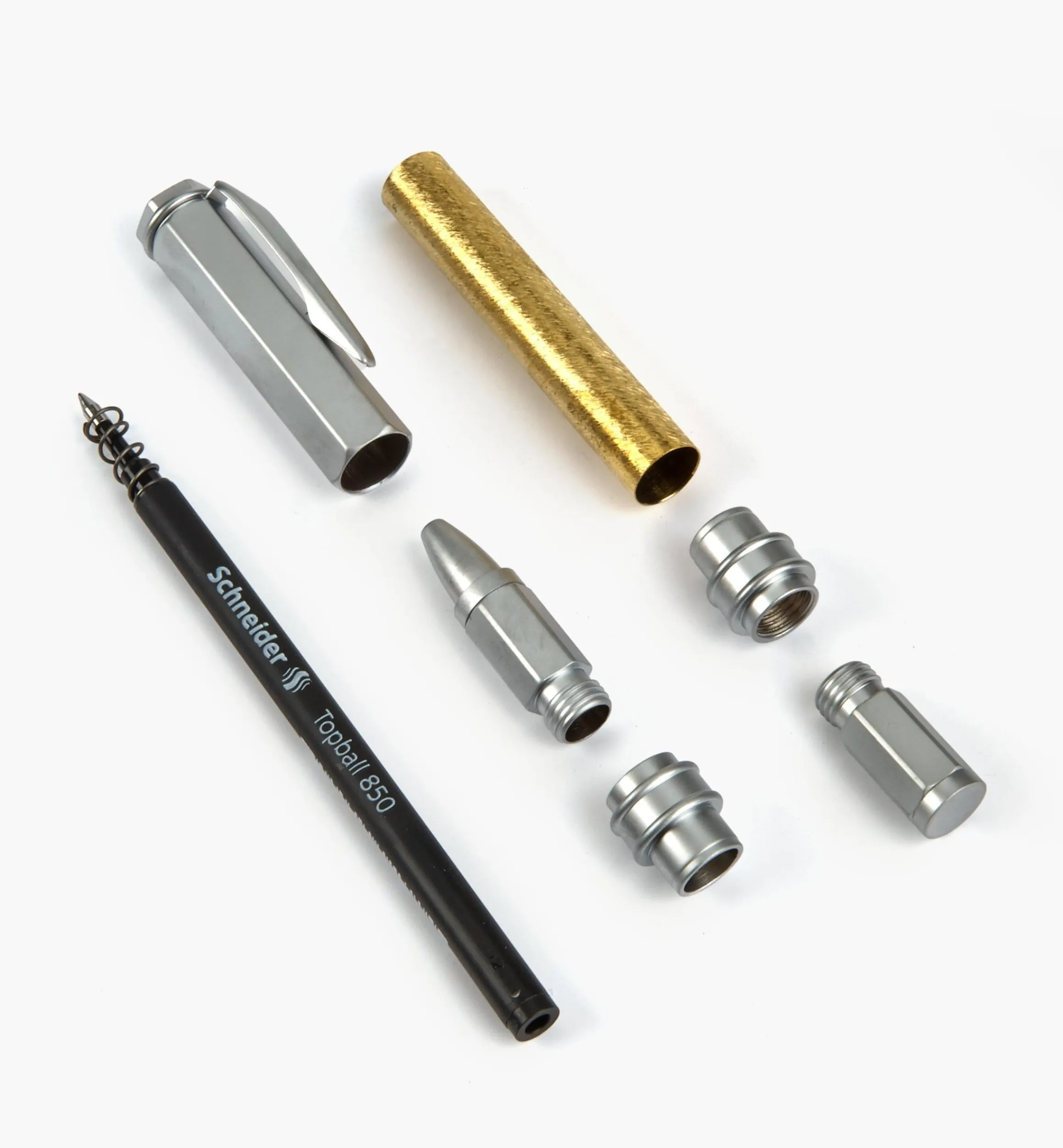 Lee Valley Project Supplies>Magnetic Vertex Rollerball Pen Hardware