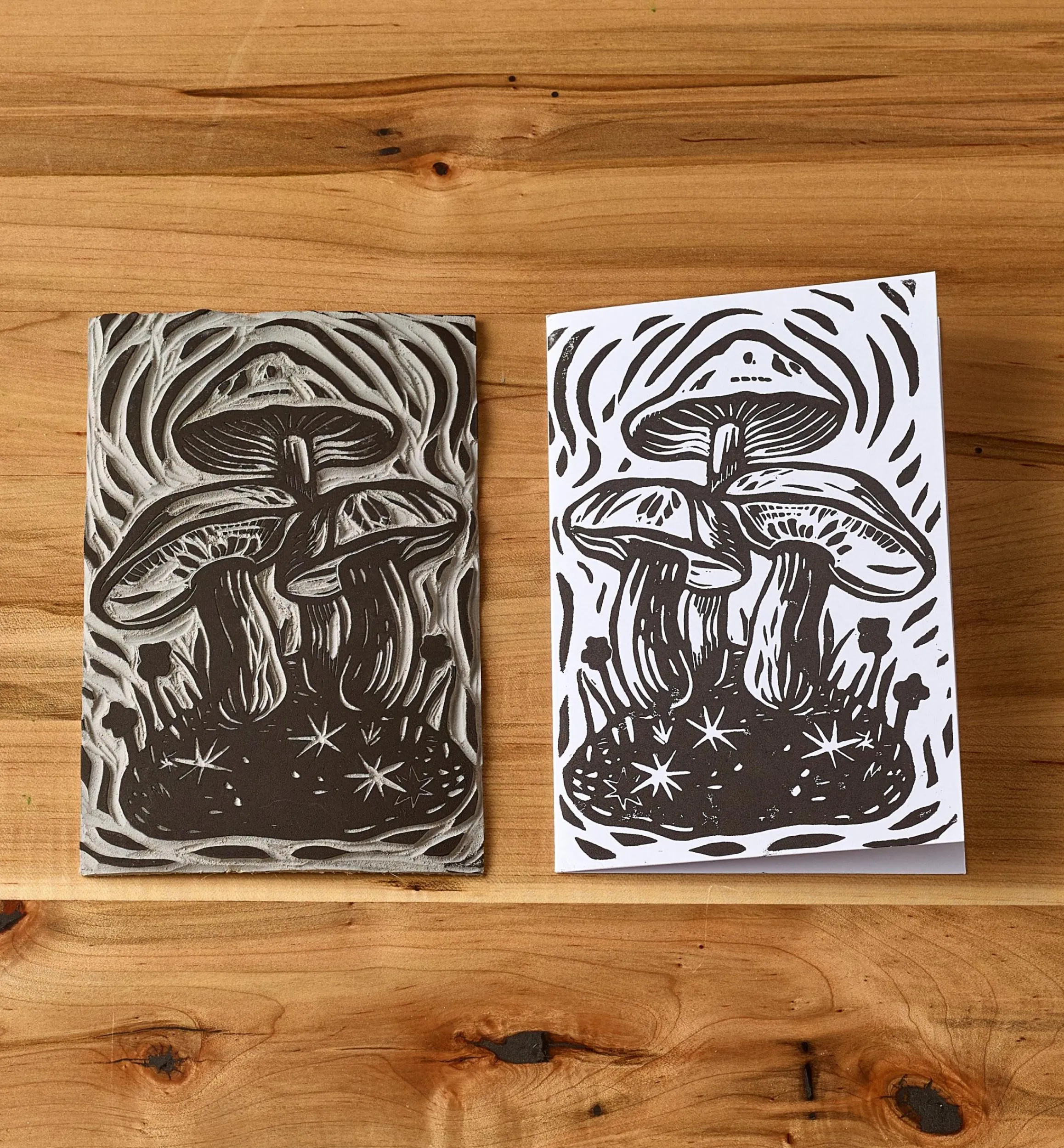 Lee Valley Supplies>Make It Yourself Linocut Printmaking Kit