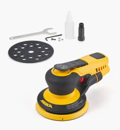Lee Valley Power Tools>Mirka PROS 5" Pneumatic Sander, 5mm Orbit