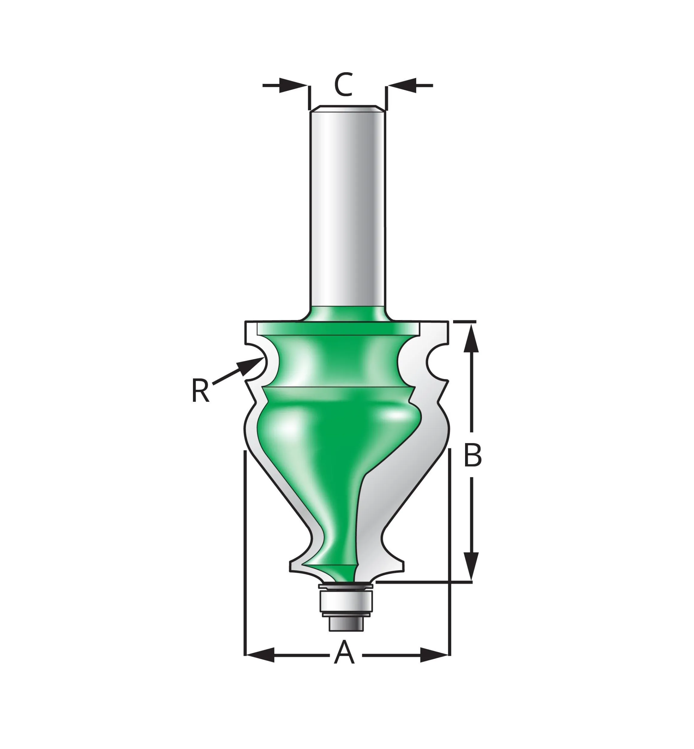 Lee Valley Routing>Molding #5 Bits
