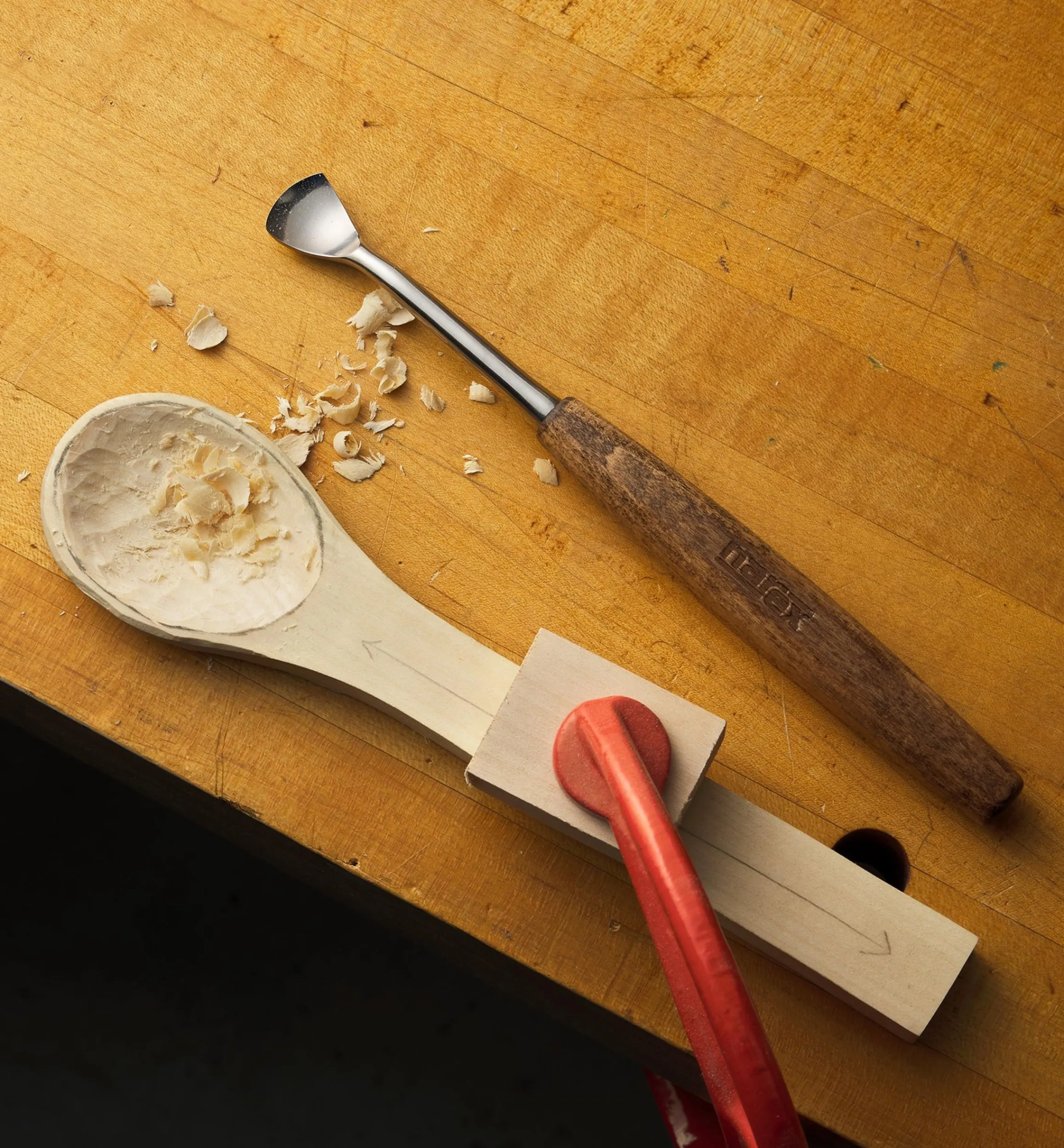 Lee Valley Hand Tools>Narex Carving Chisel For Spoon Making