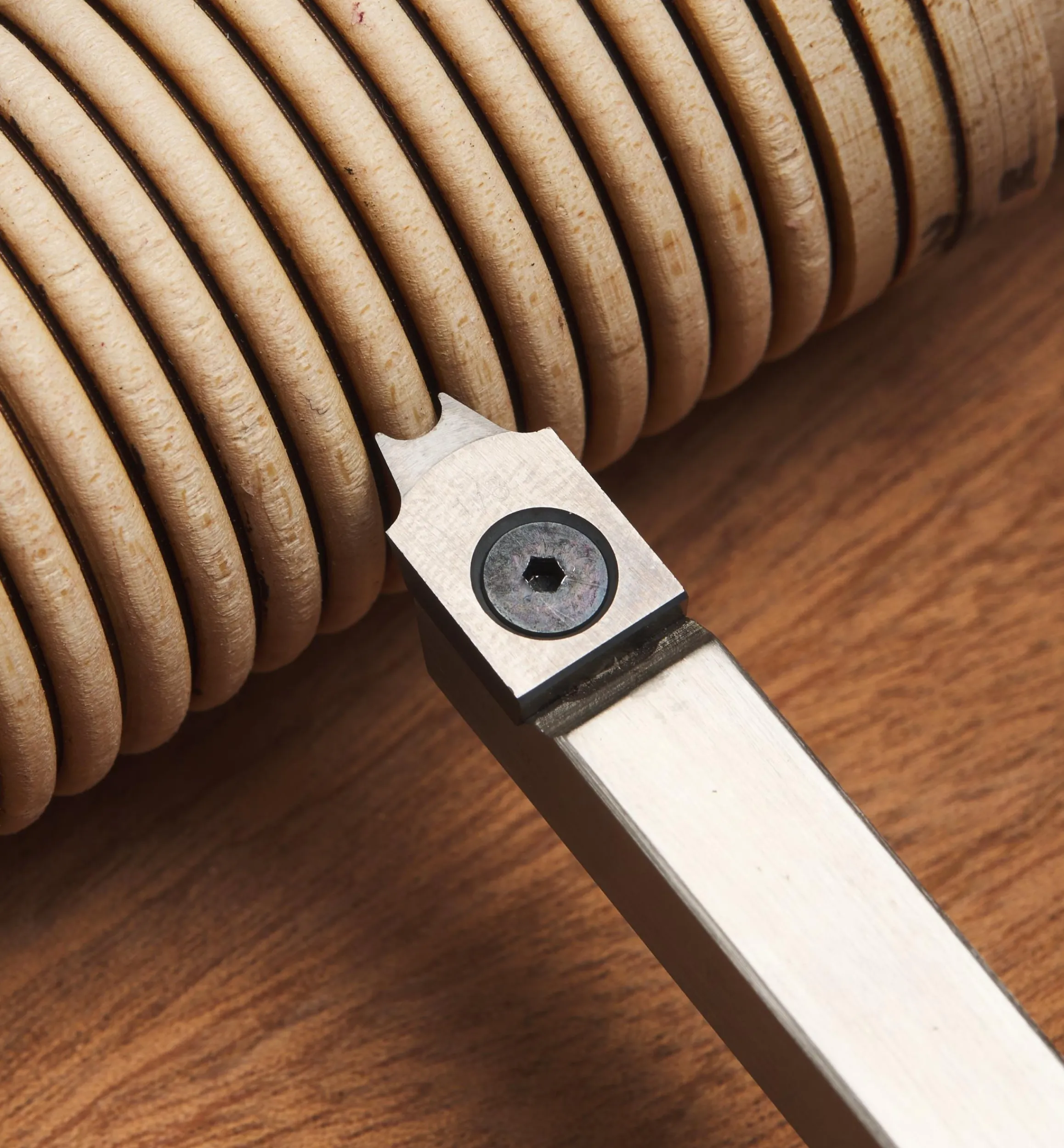 Lee Valley Turning>Negative-Rake Beading Cutters For Easy Wood Tools