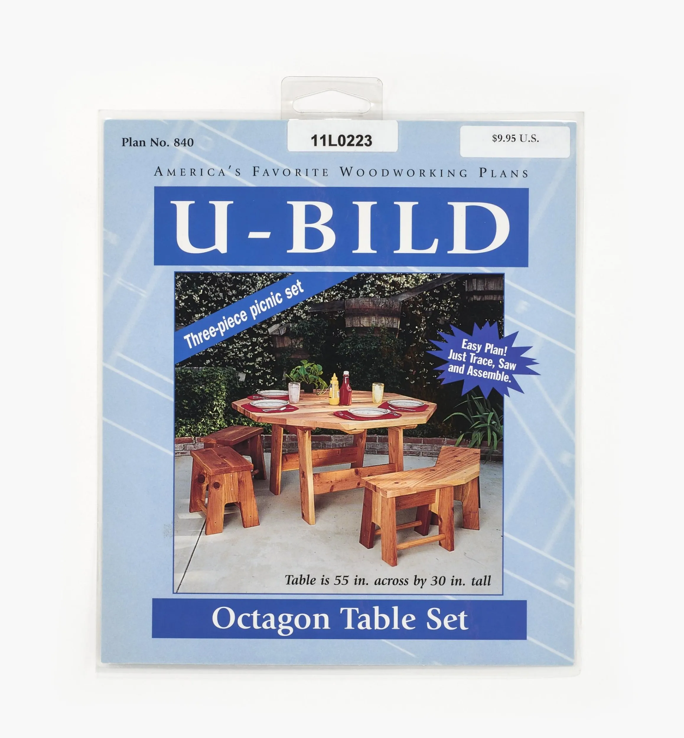 Lee Valley Plans>Octagon Table Set Plan