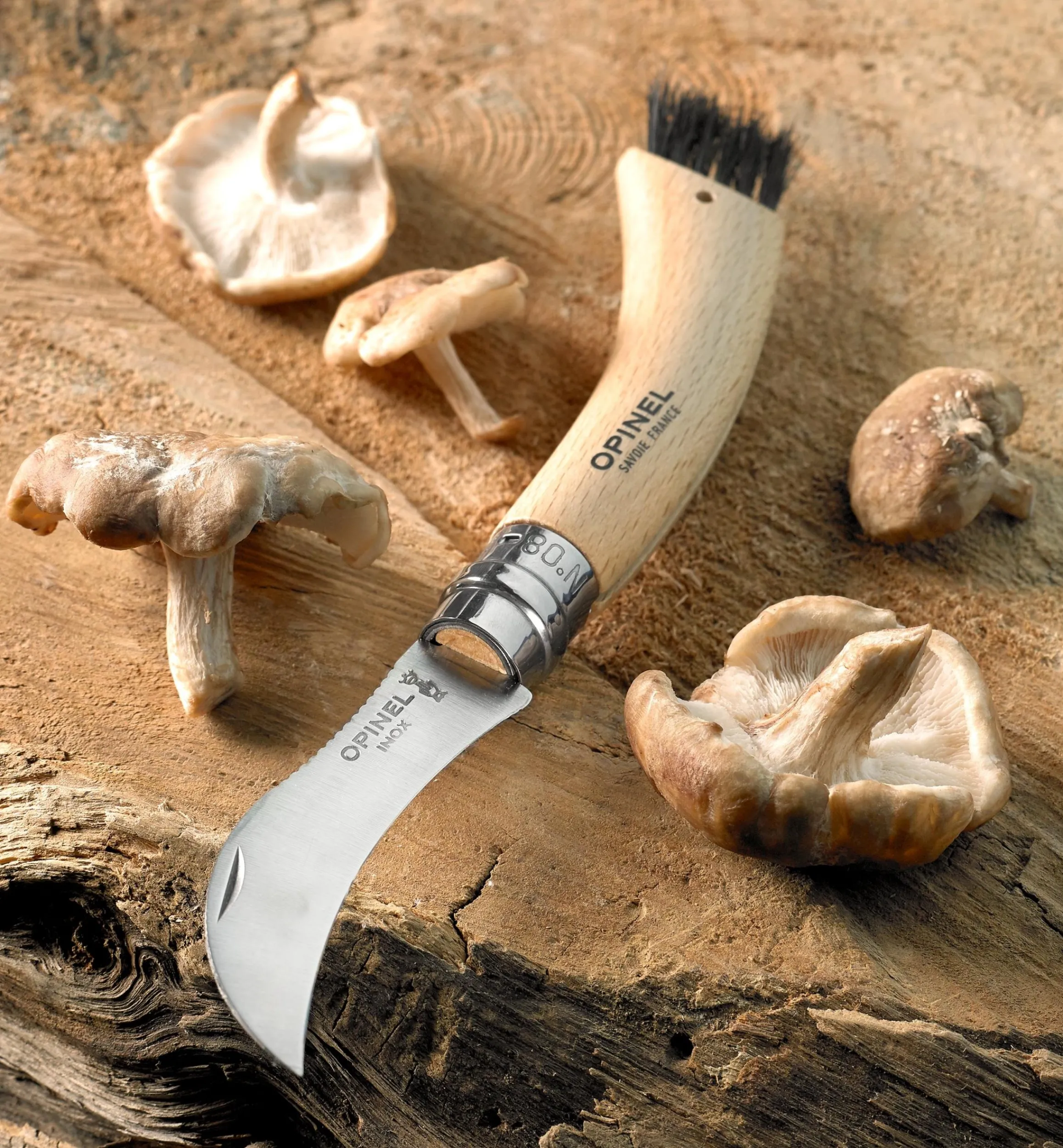 Lee Valley Harvesting>Opinel Mushroom Knife
