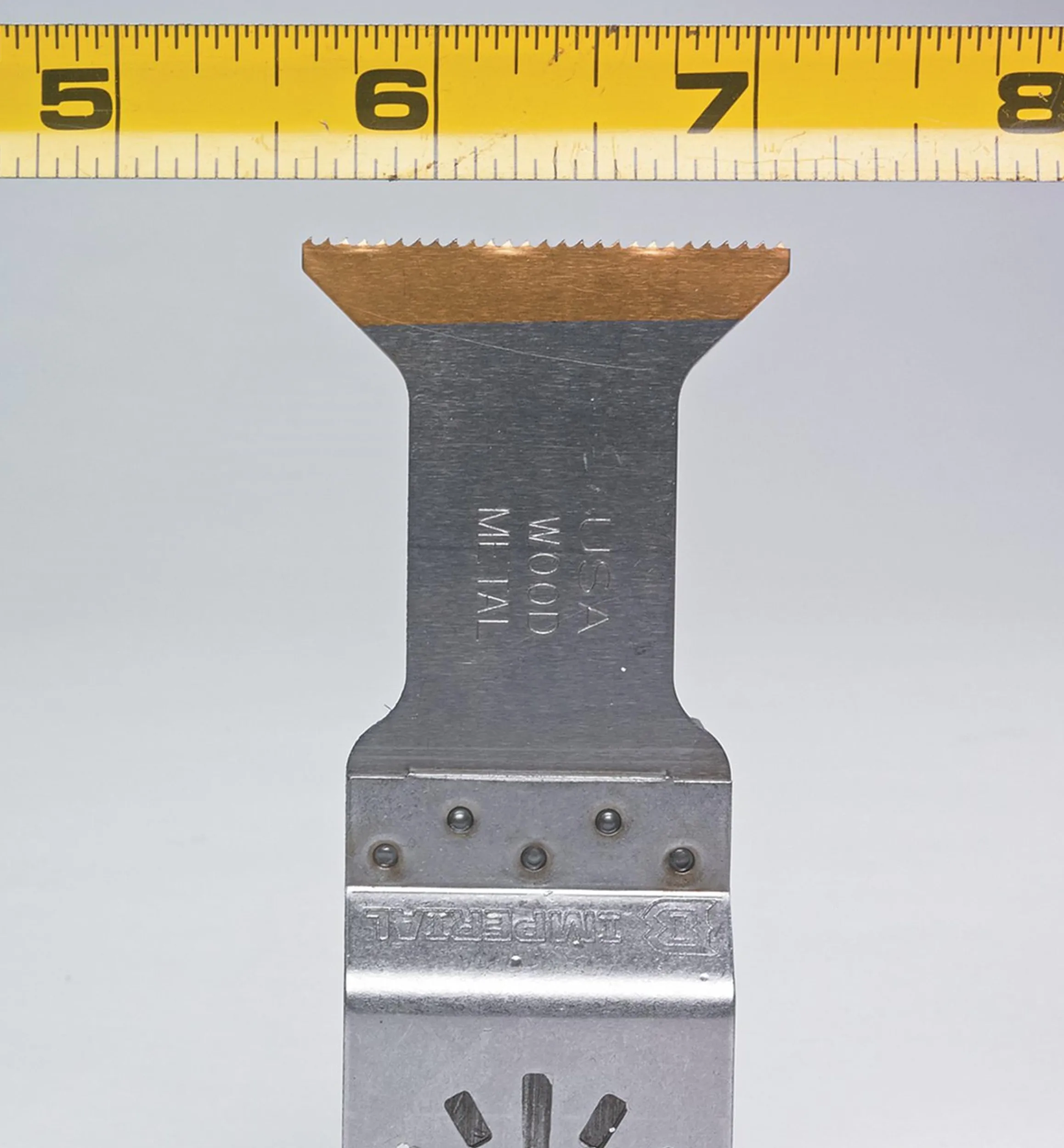 Lee Valley Power Tool Accessories>Oscillating Multi-Tool Titanium Nitride Coated Bimetal Cutters By Imperial Blades