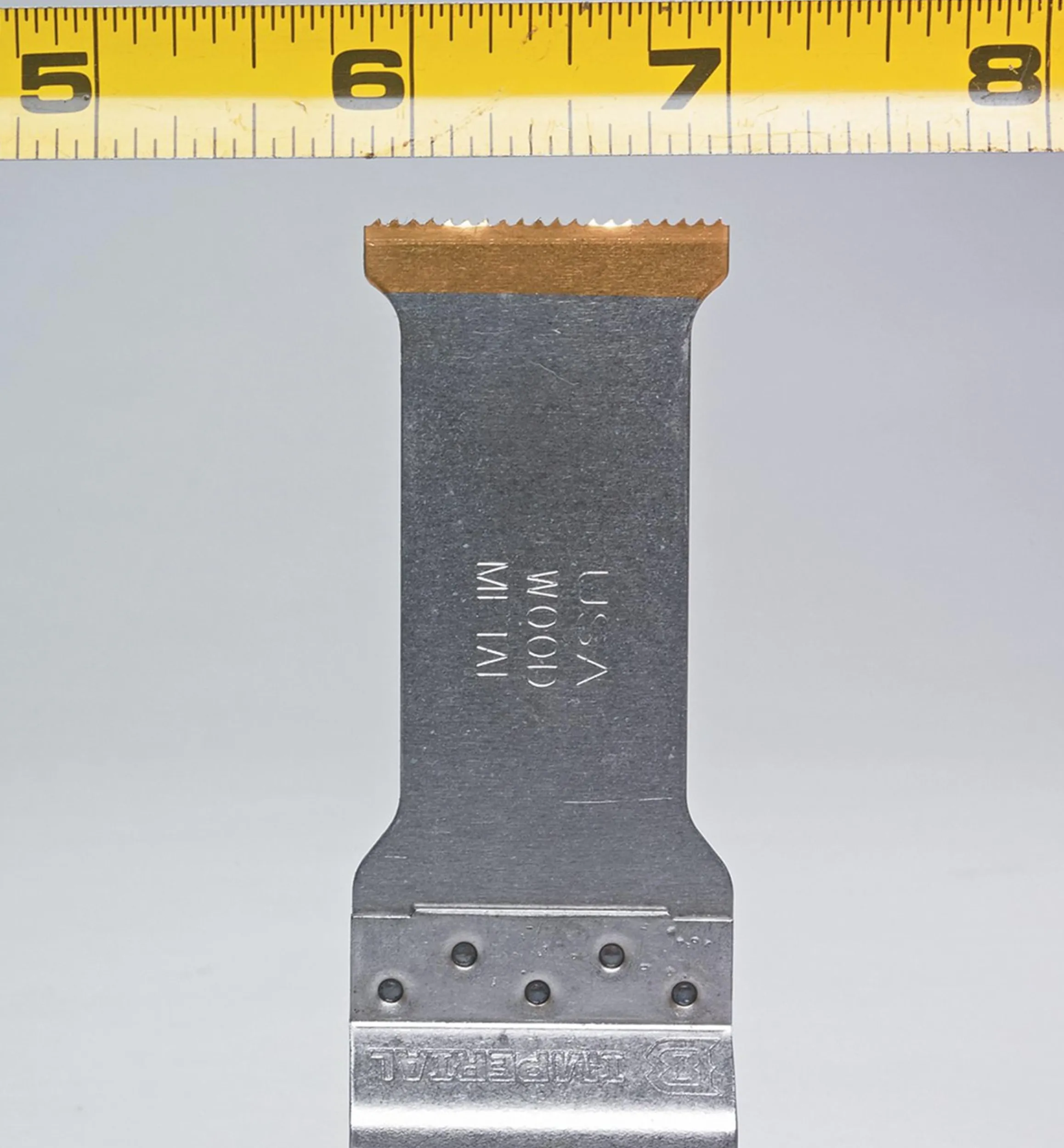 Lee Valley Power Tool Accessories>Oscillating Multi-Tool Titanium Nitride Coated Bimetal Cutters By Imperial Blades