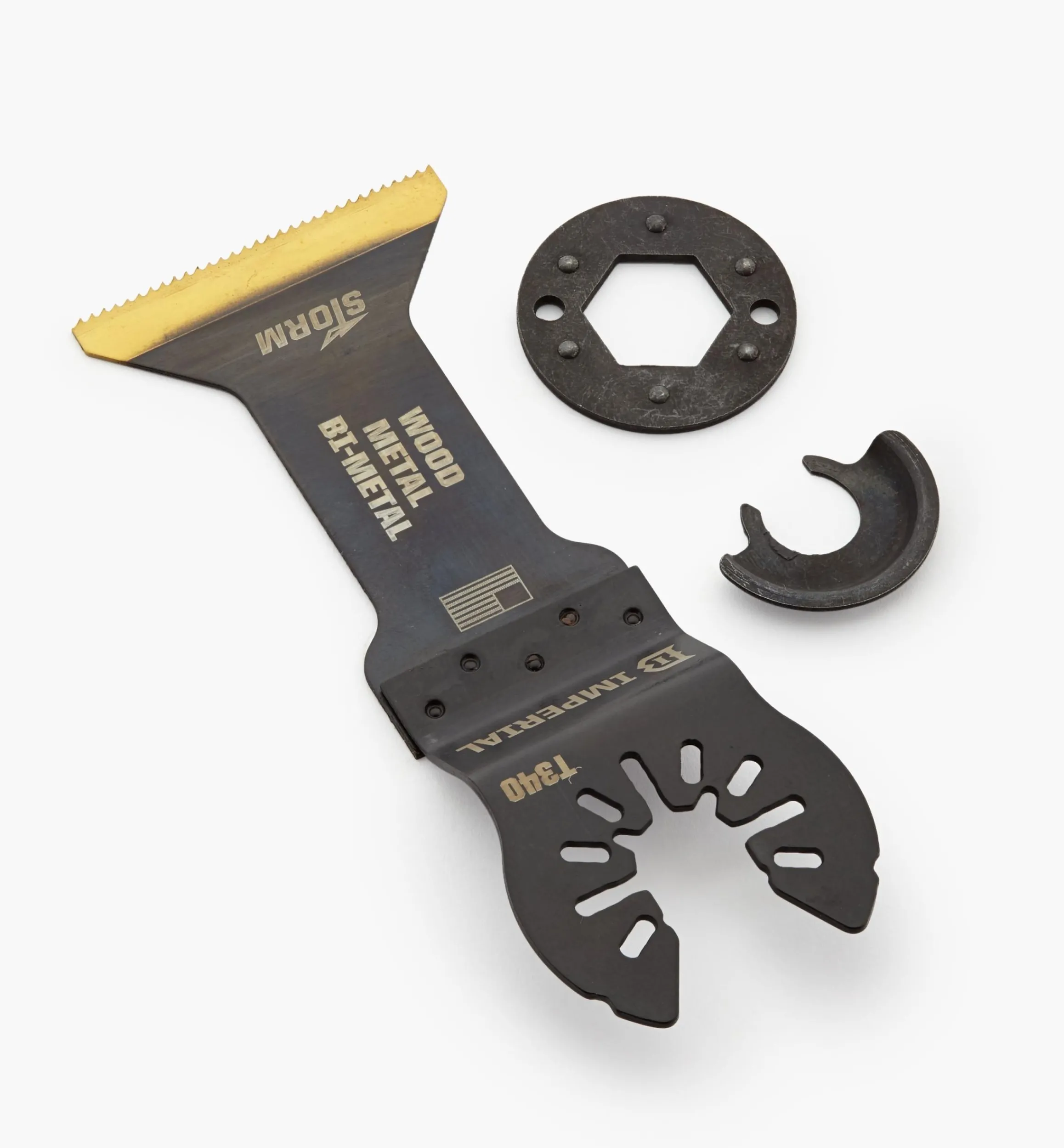 Lee Valley Power Tool Accessories>Oscillating Multi-Tool Titanium Nitride Coated Bimetal Cutters By Imperial Blades