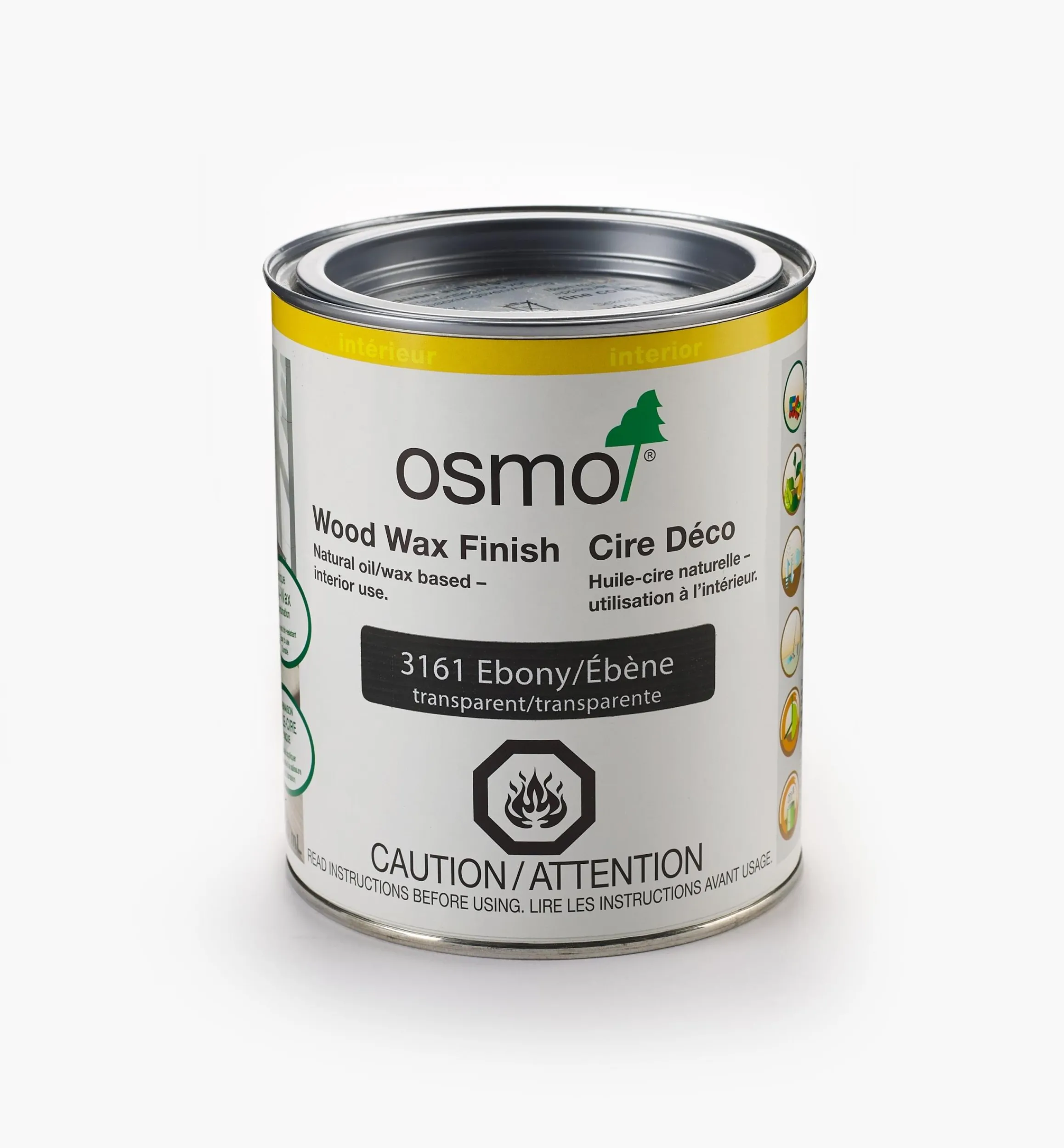 Lee Valley Supplies>Osmo Ebony Wood Wax