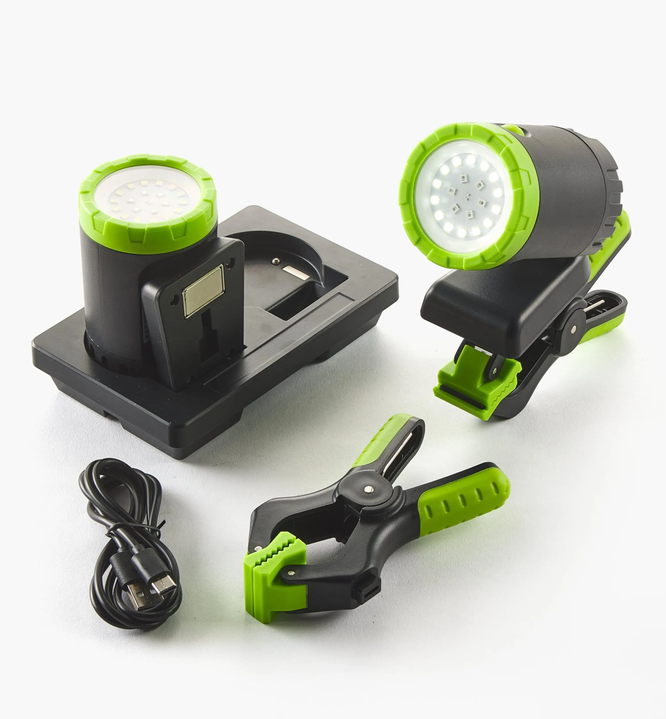Lee Valley Lighting>Pair Of Rechargeable Clip Lights