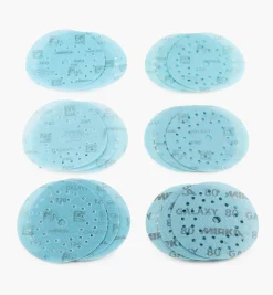 Lee Valley Supplies>18-Pc. Sample Pack Of Mirka 5" Galaxy Multifit Grip Discs