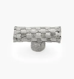 Lee Valley Knobs>Pewter Basket Weave Knob