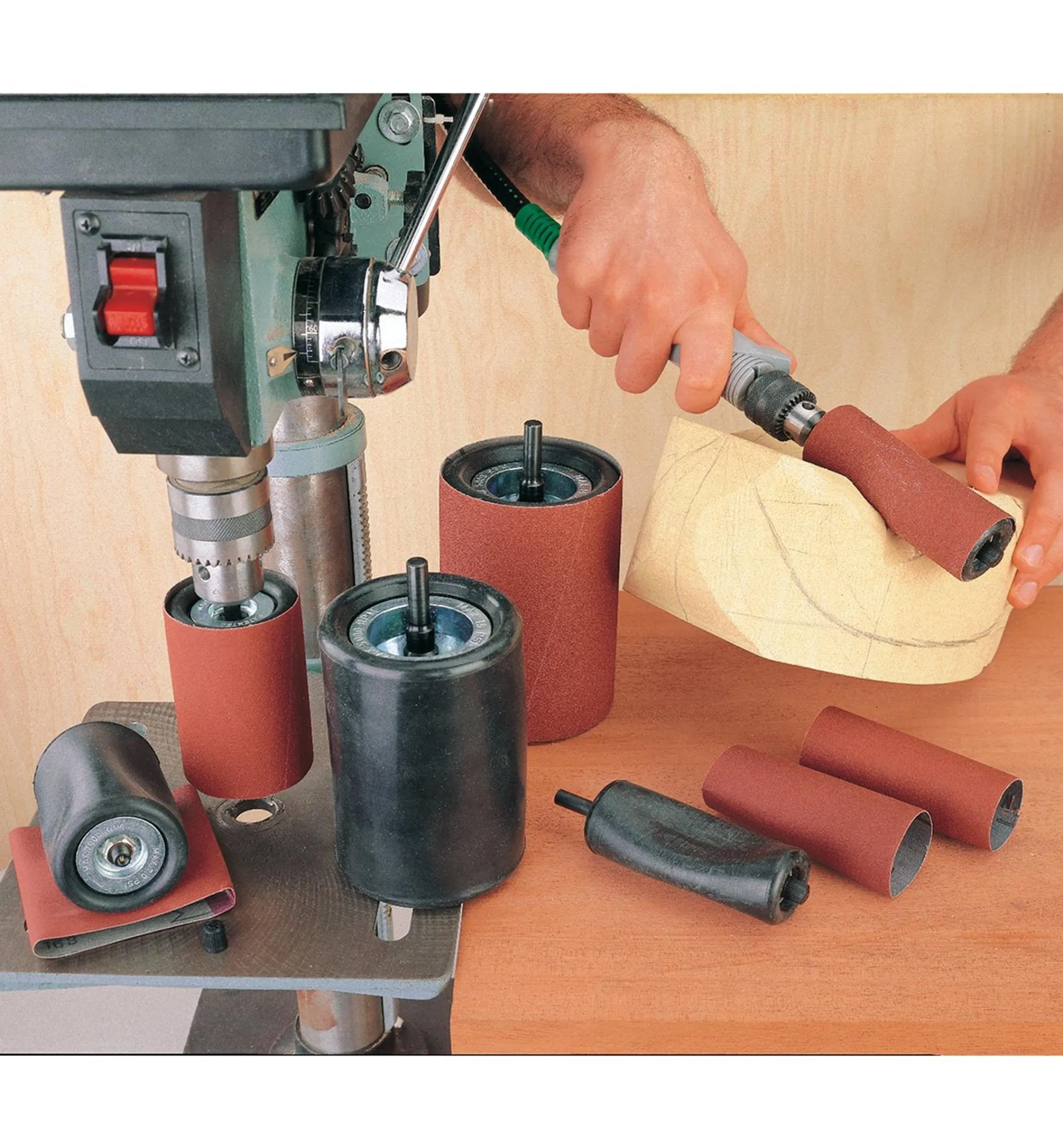 Lee Valley Supplies>Pneumatic Sanding Drums