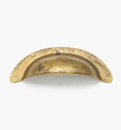 Lee Valley Pulls>Pressed Brass Cup Pulls