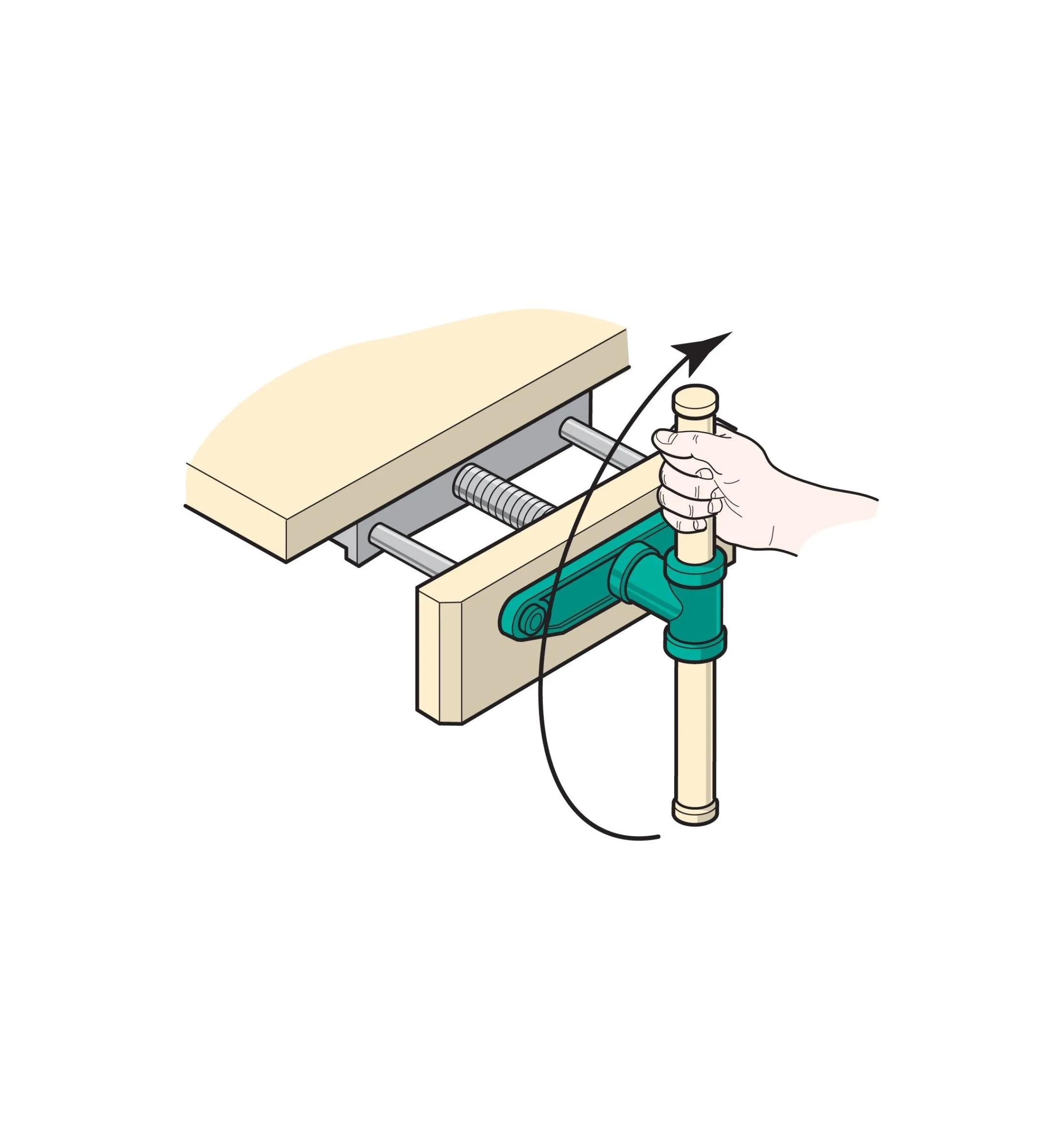 Lee Valley Workbenches>Quick-Release Front Vises