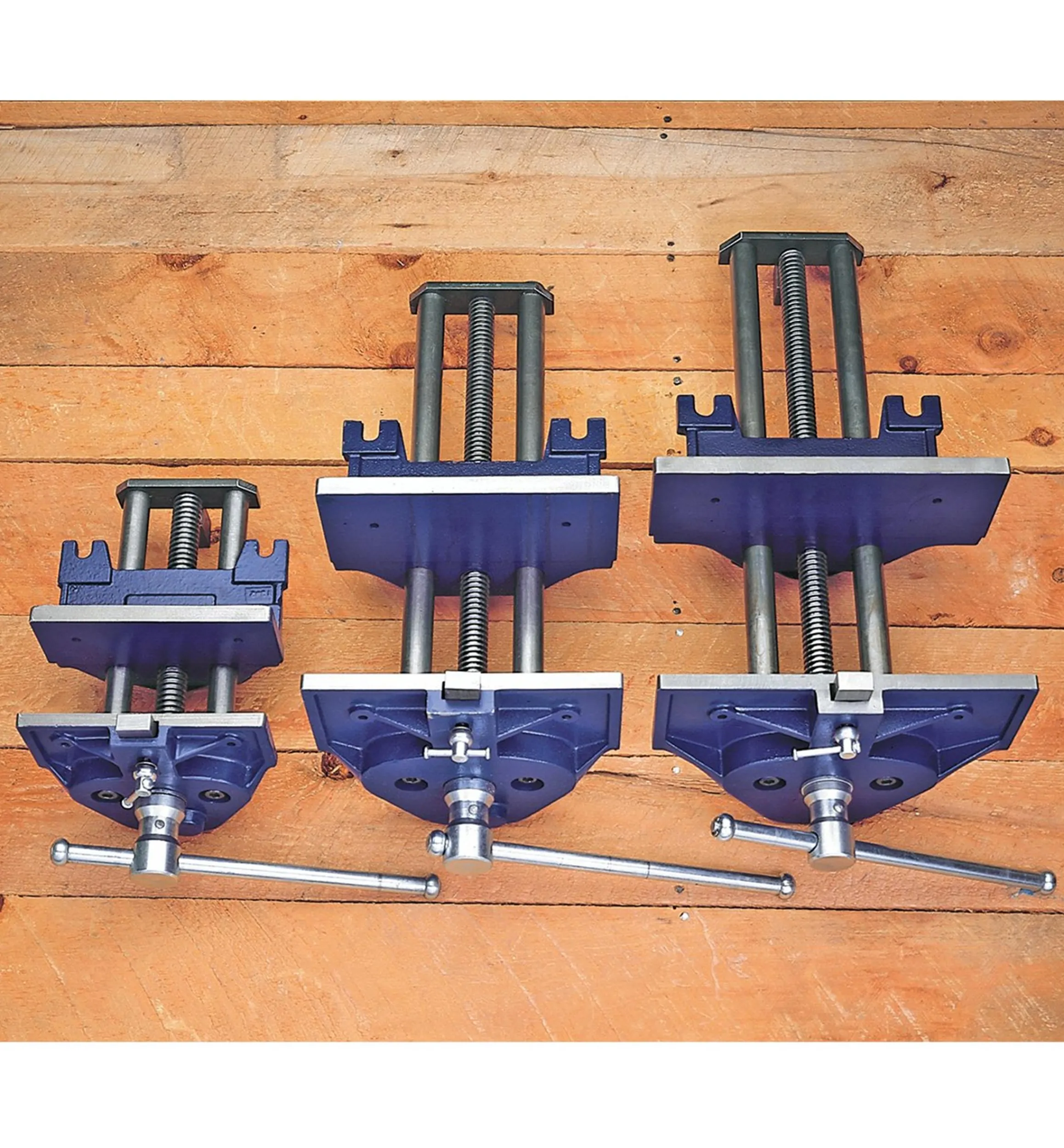 Lee Valley Workshop>Quick-Release Steel Bench Vises