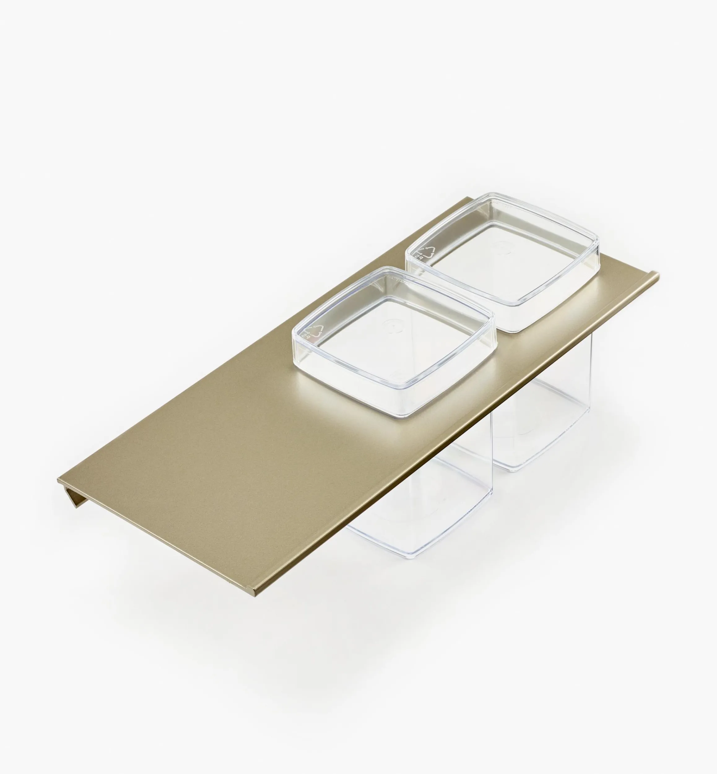 Lee Valley Kitchen Hardware>Rail-Mount Shelves For The Aluminum Wall-Mount Rail Storage System