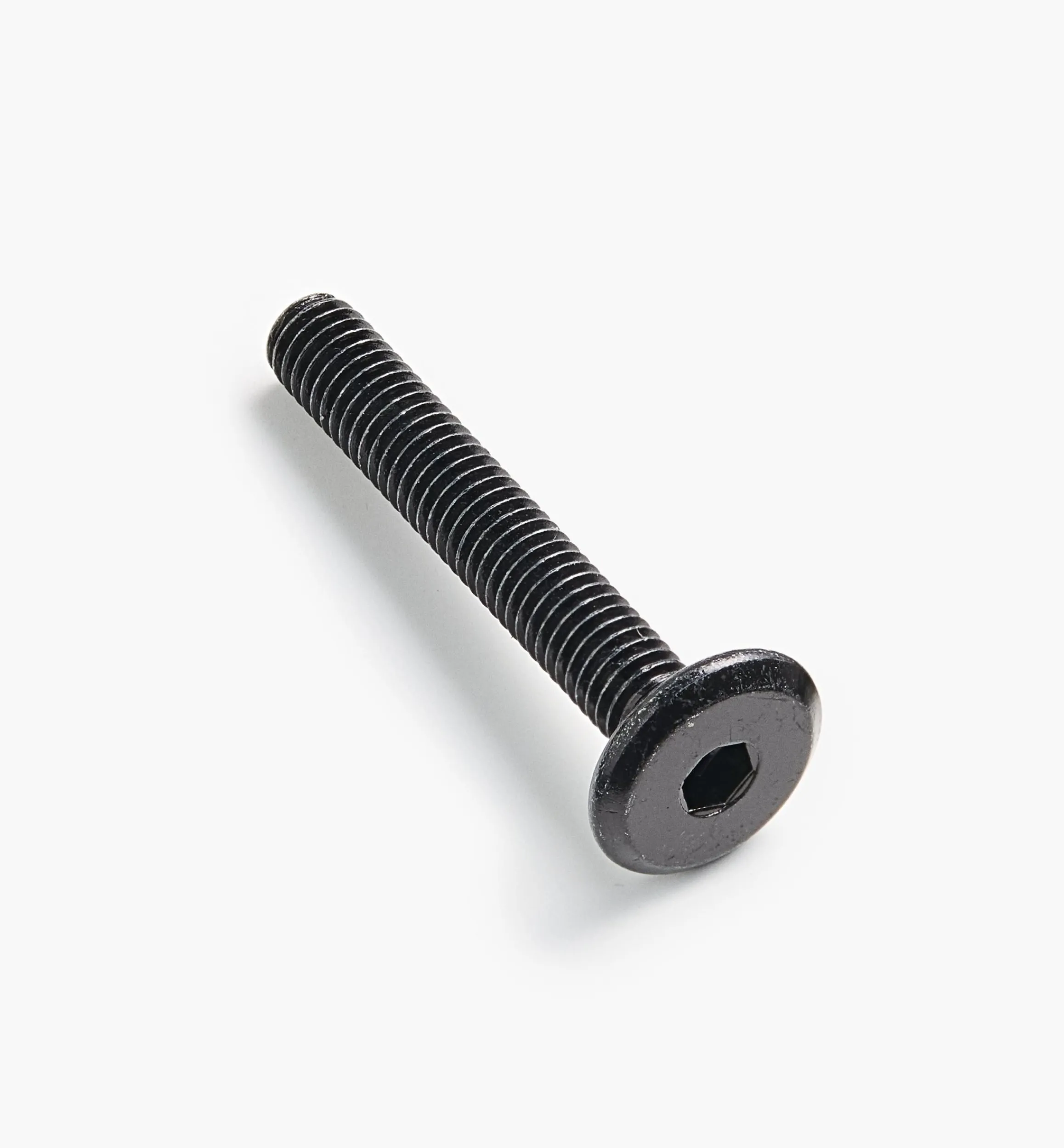 Lee Valley Fasteners>Rampa Black M6 Flat-Head Bolts