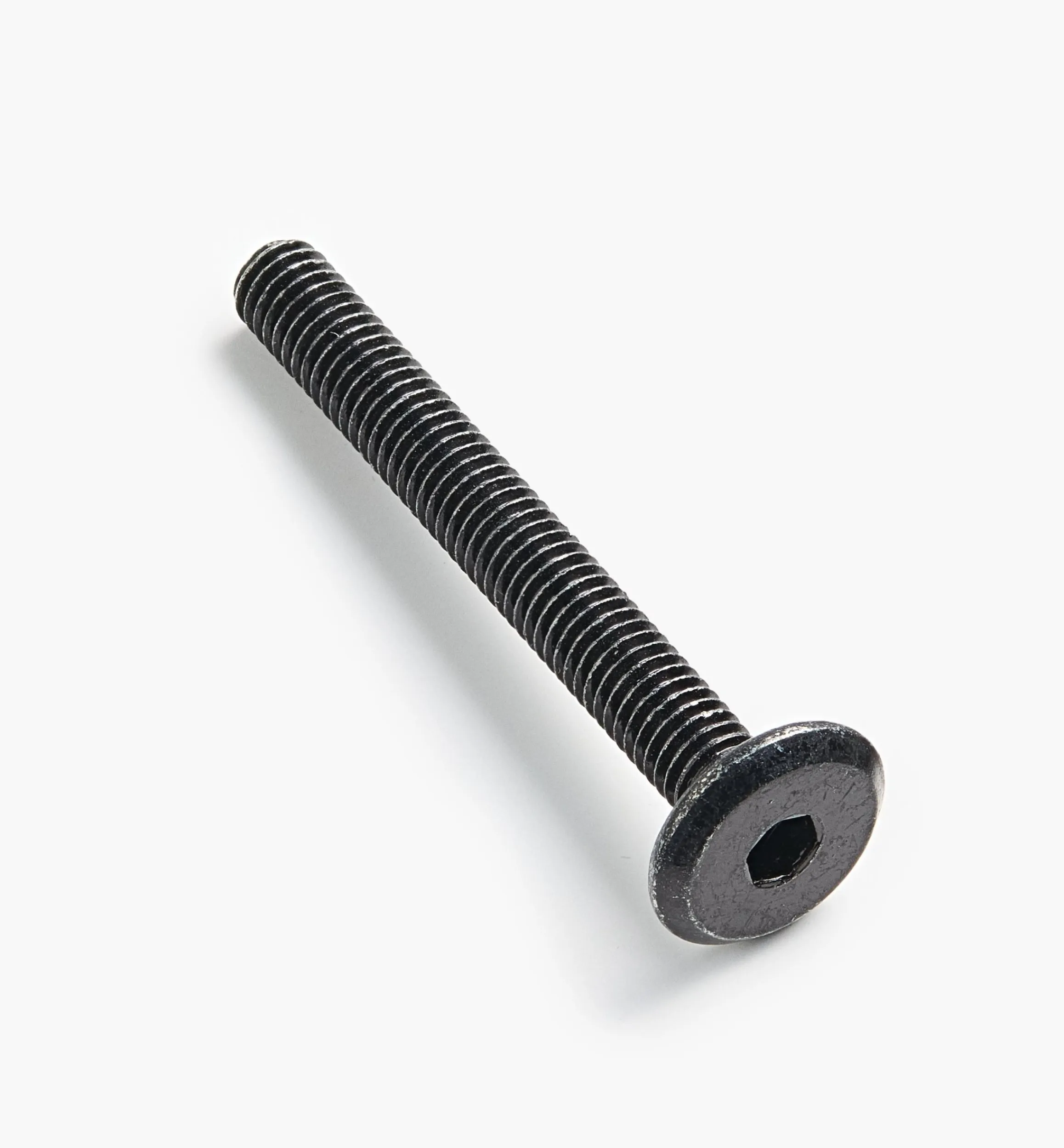 Lee Valley Fasteners>Rampa Black M6 Flat-Head Bolts