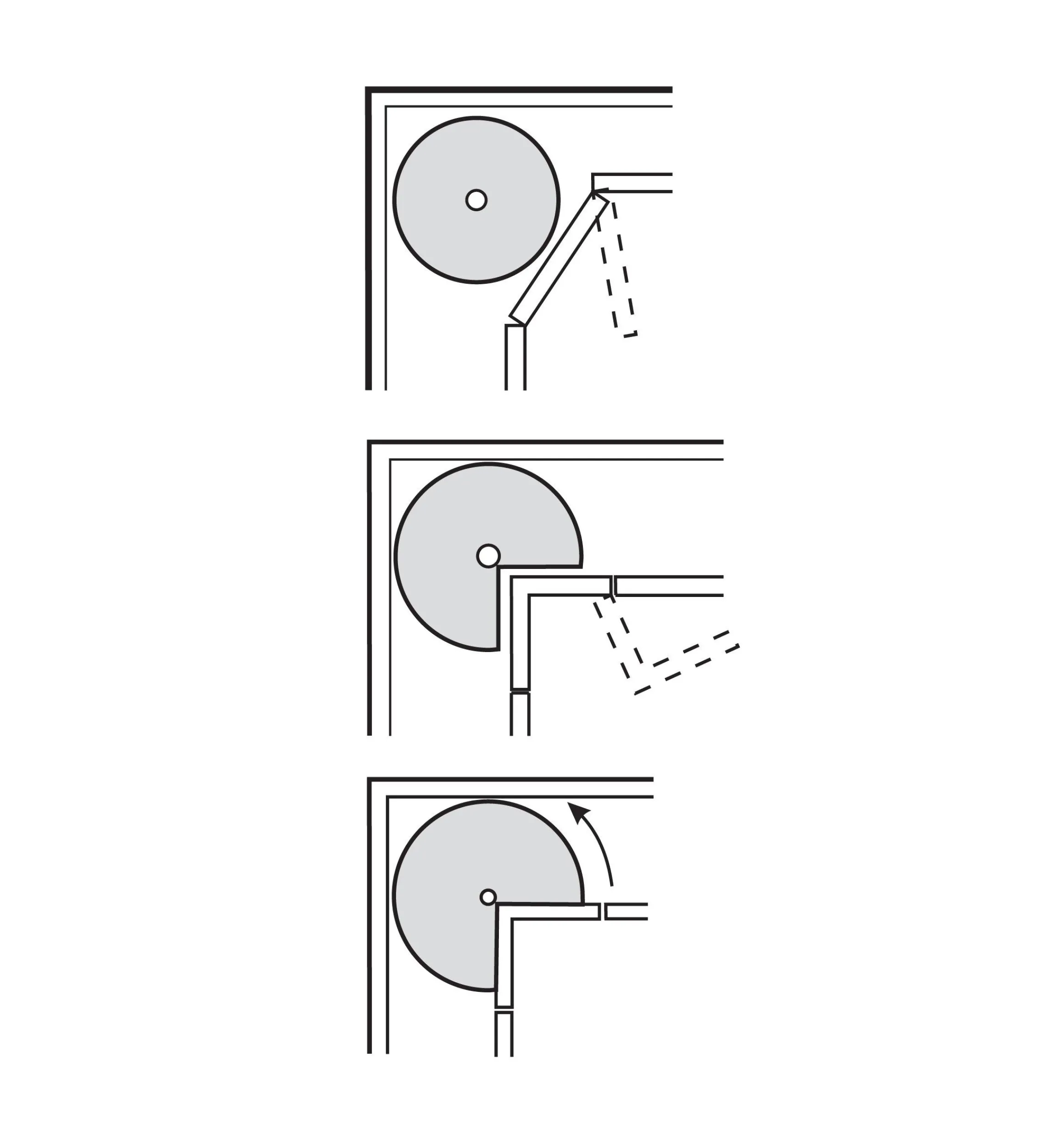 Lee Valley Kitchen Hardware>Revolving Shelf Hardware