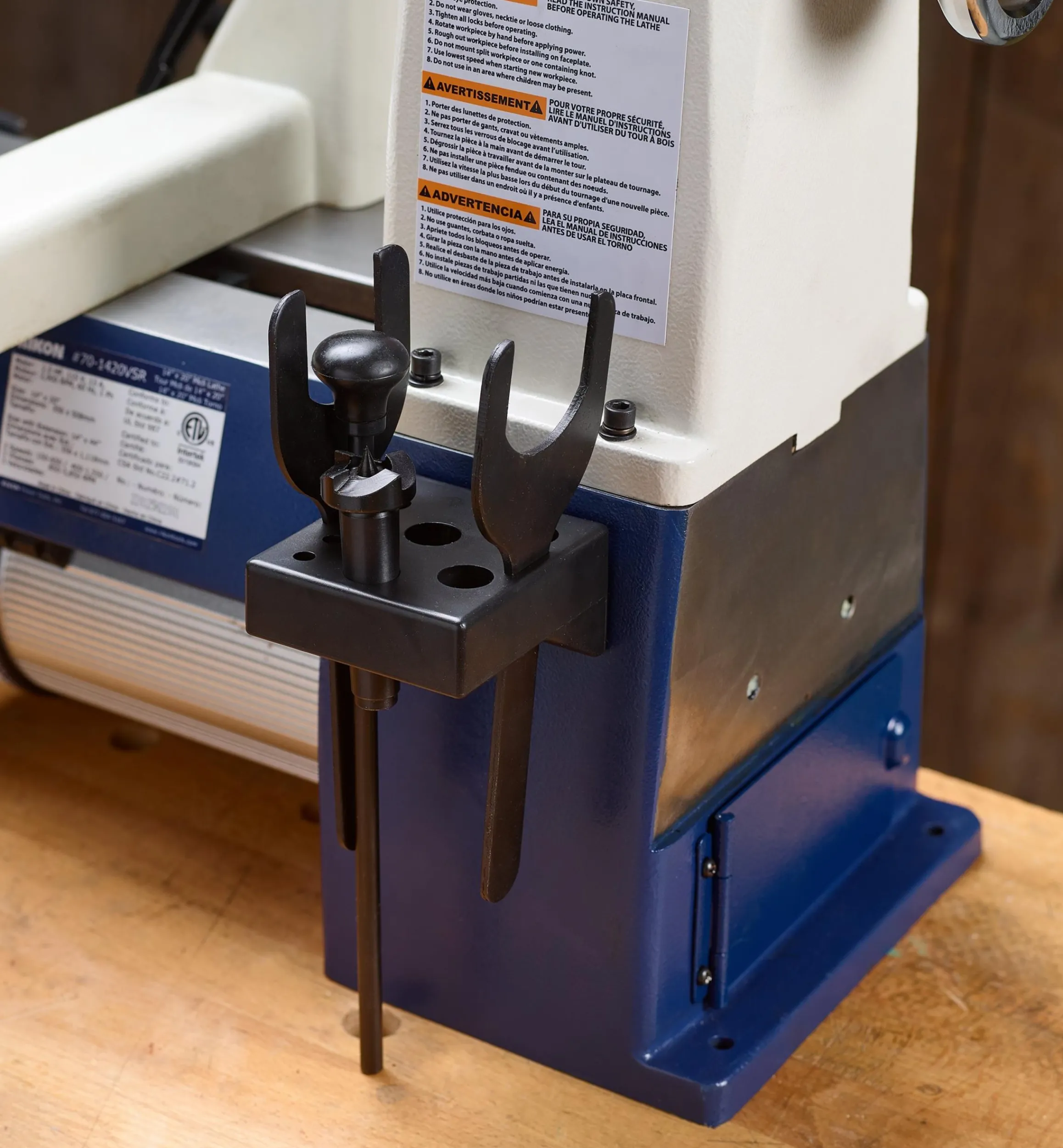 Lee Valley Power Tools>Rikon 14" × 20" Midi Lathe (70-1420VSR)