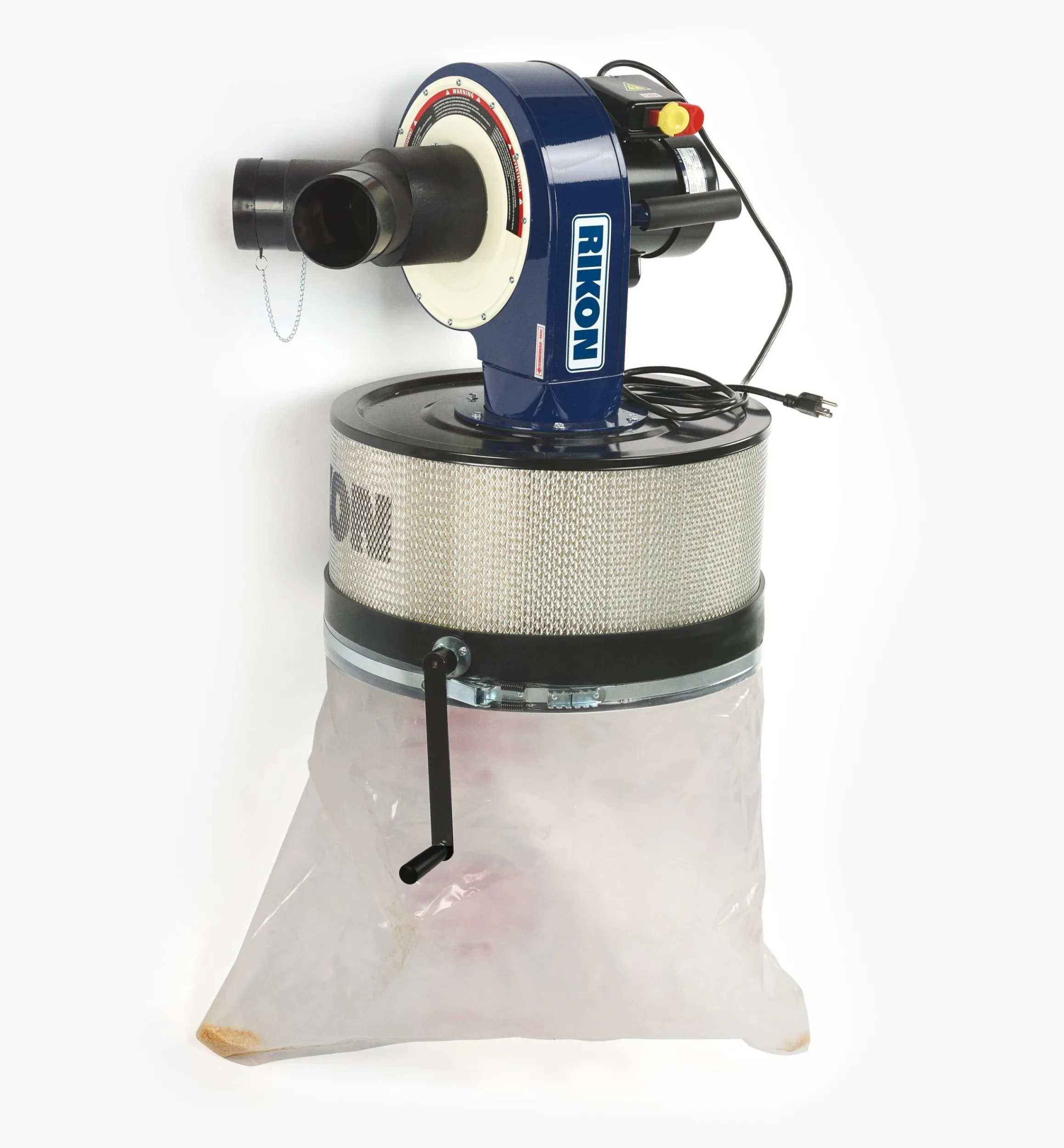 Lee Valley Workshop>Rikon 1 Hp Wall-Mount Dust Collector (Model 60-101)