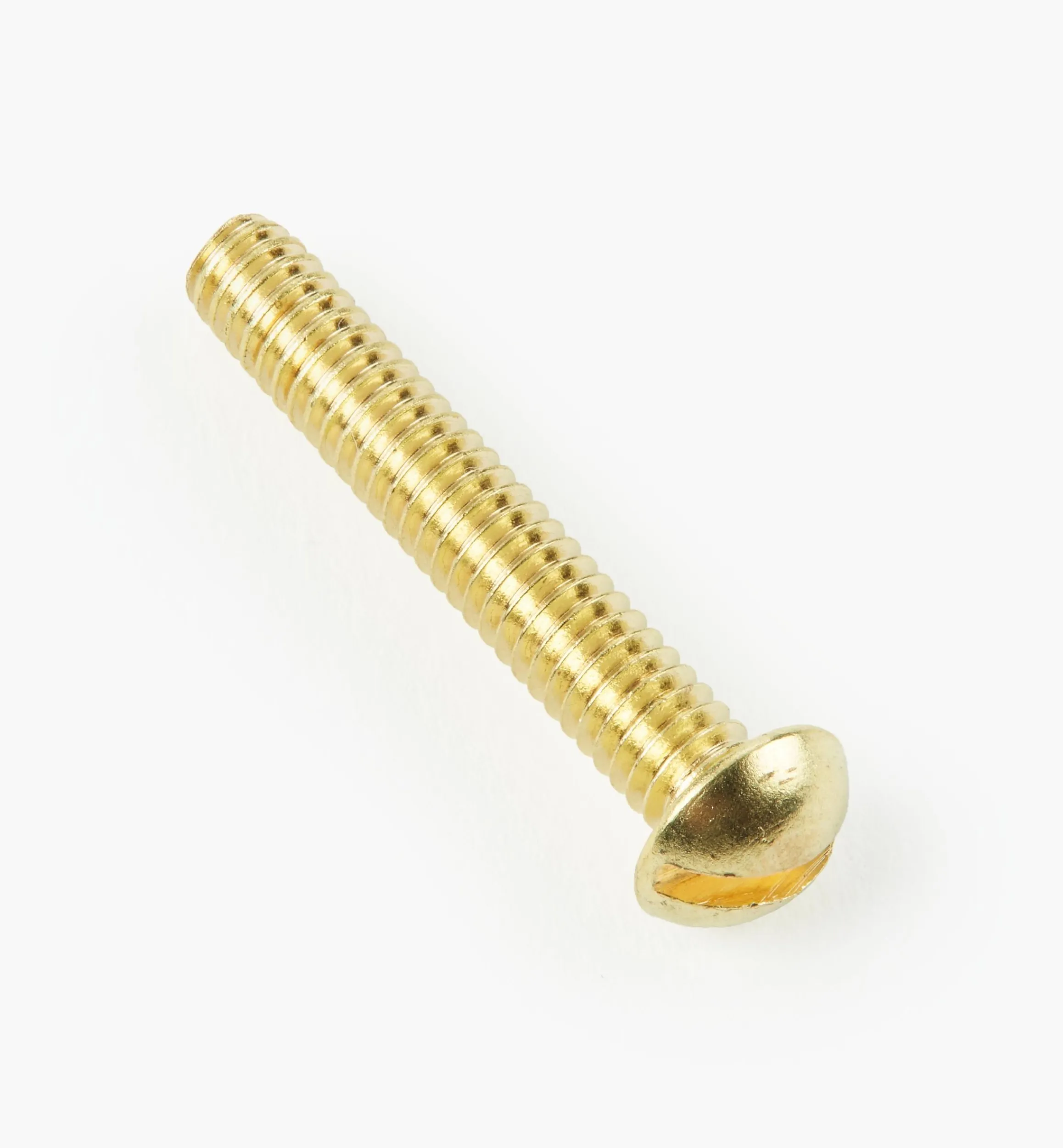 Lee Valley Screws>Round-Head Slot Brass Machine Screws