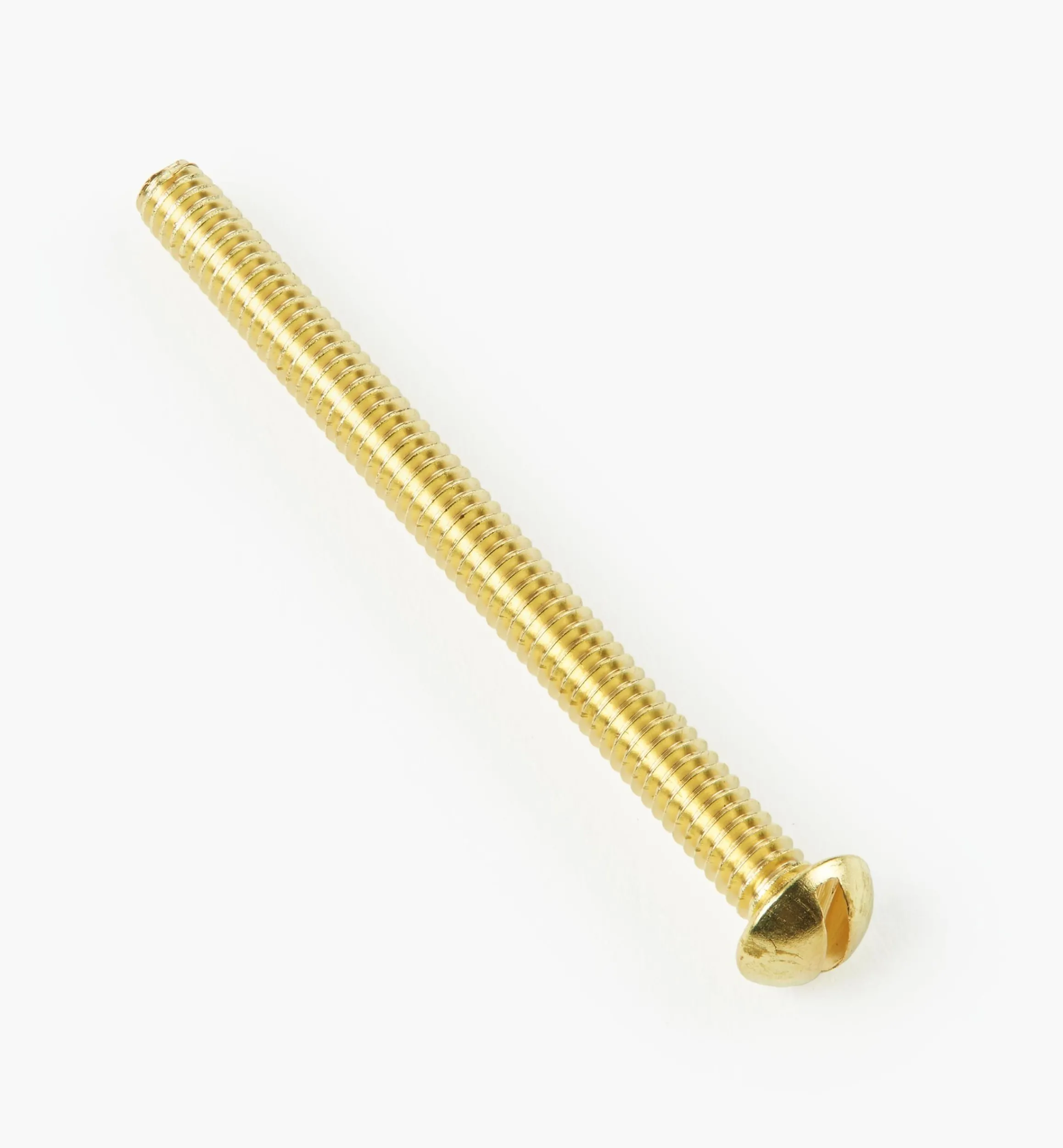 Lee Valley Screws>Round-Head Slot Brass Machine Screws