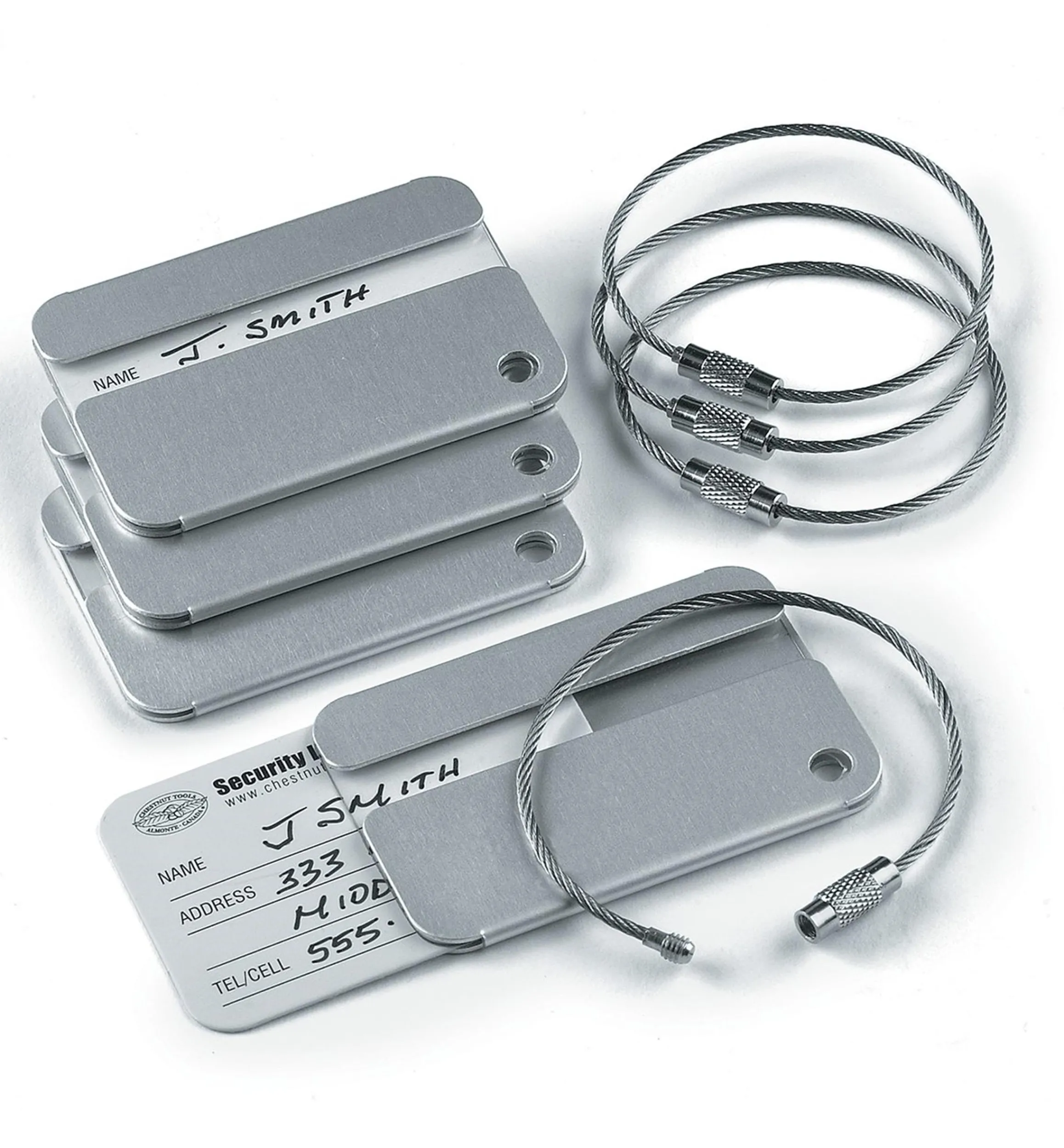 Lee Valley Travel>Security-Style Luggage Tags