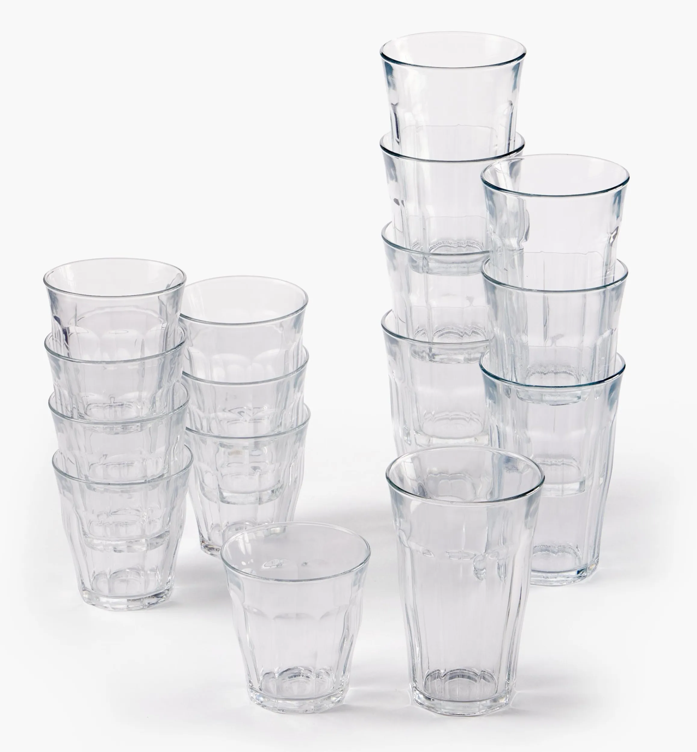 Lee Valley Glasses & Mugs>Set Of 16 Duralex Glasses