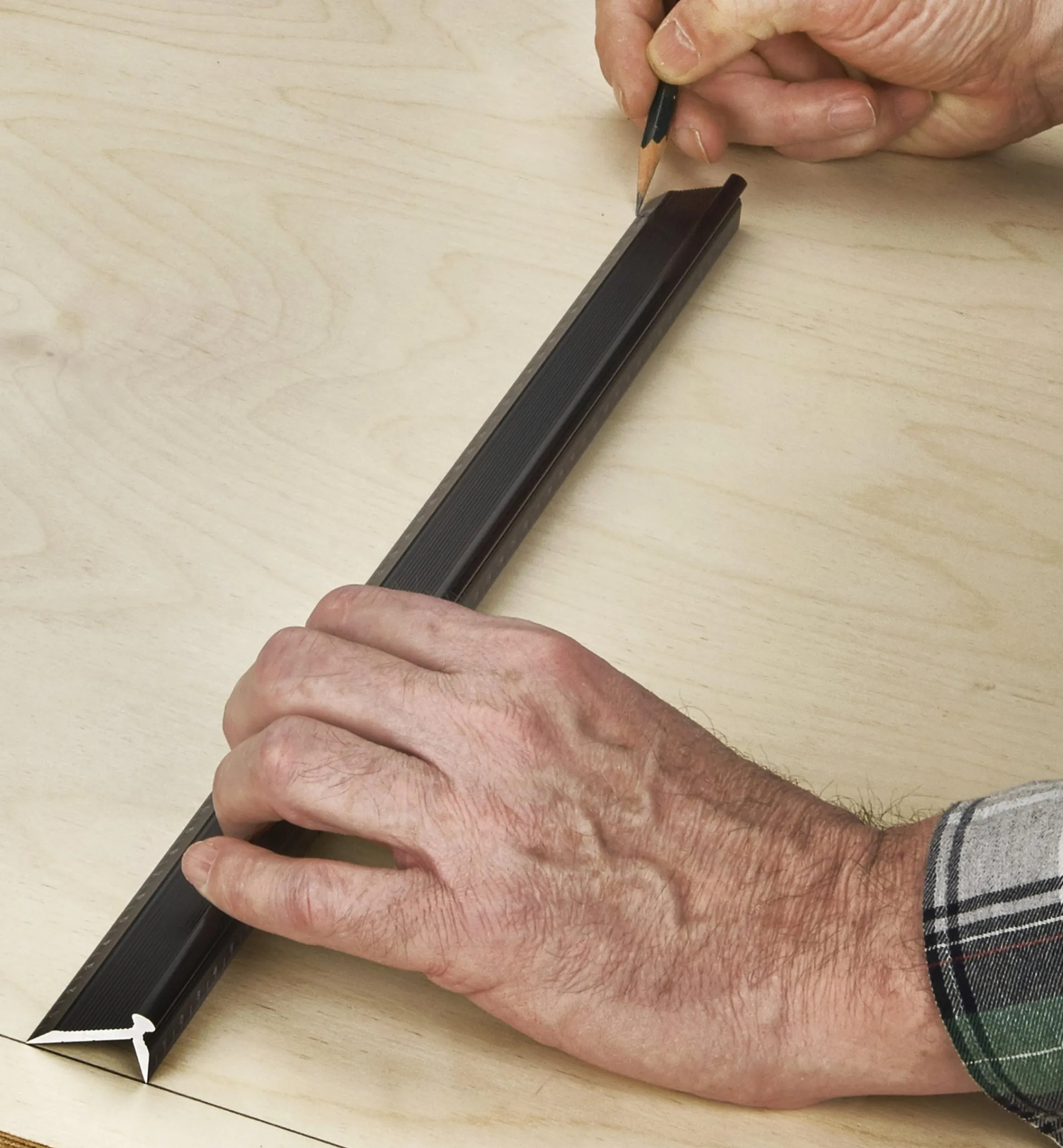 Lee Valley Marking & Measuring>Set Of 3 Veritas Metric Edge Rules