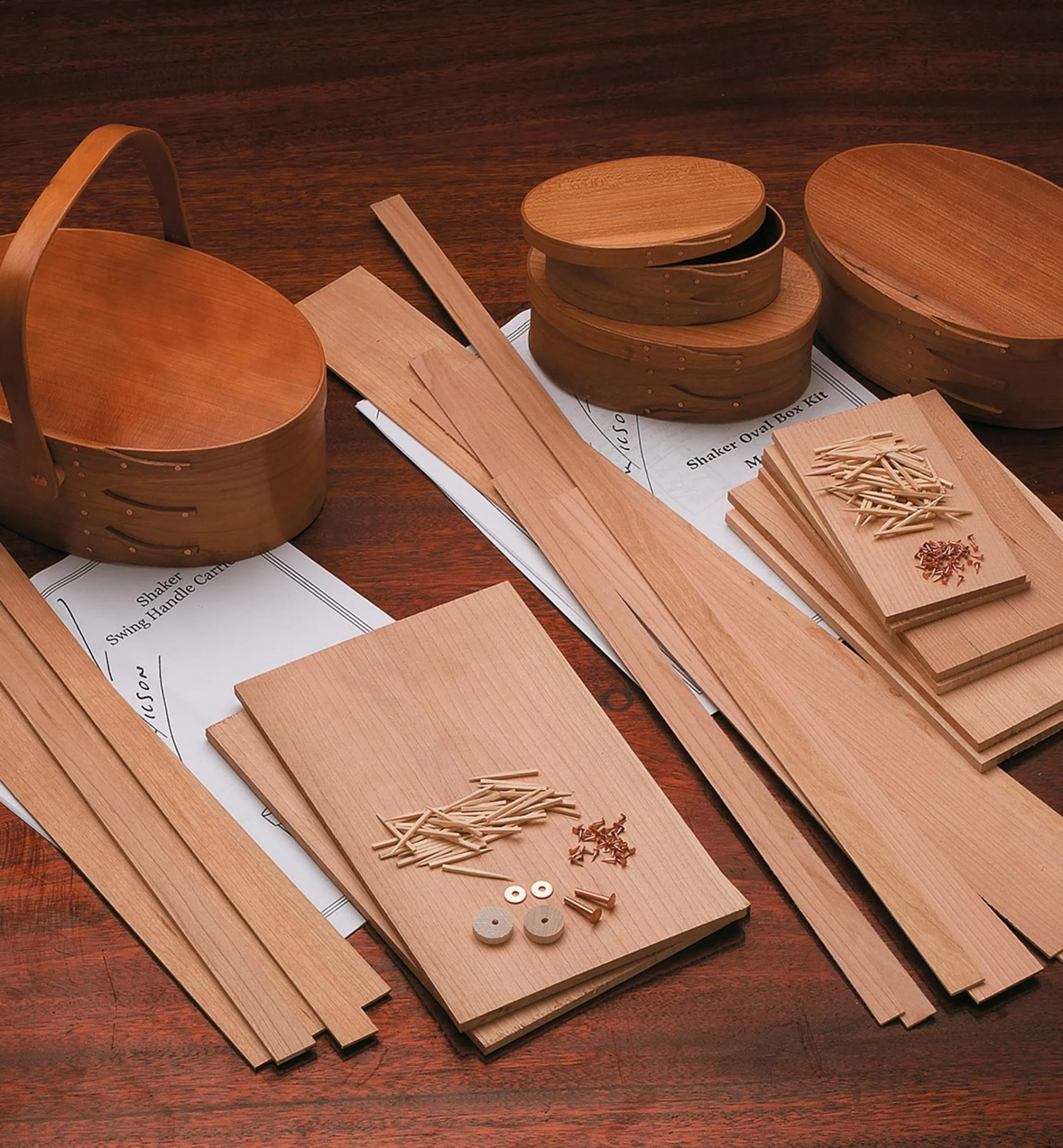 Lee Valley Project Supplies>Shaker Oval Box Kits