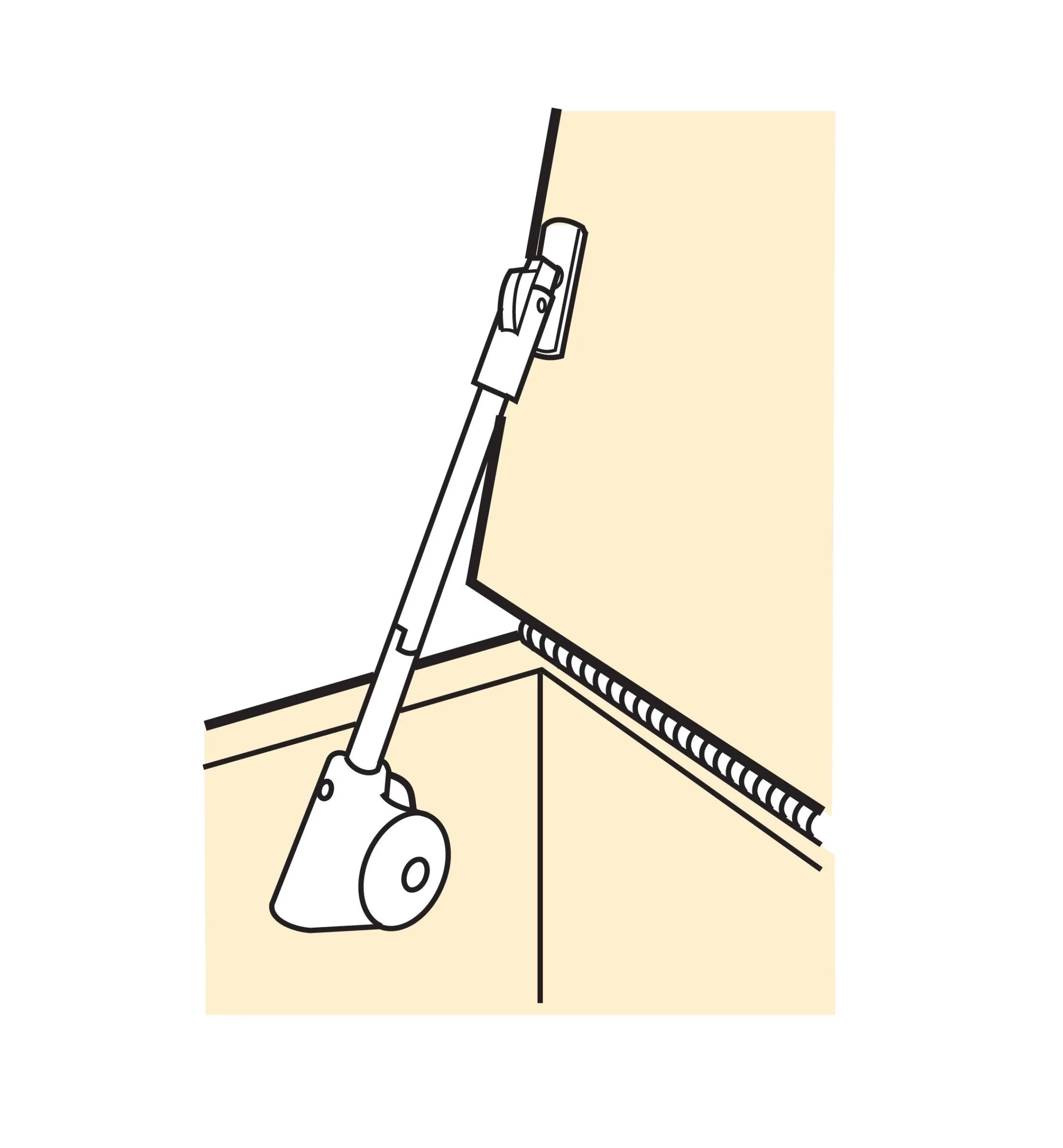Lee Valley Chest Hardware>Soft-Down Flap Stay