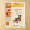 Lee Valley Plans>Spindle Arm Morris Chair & Footstool Plan