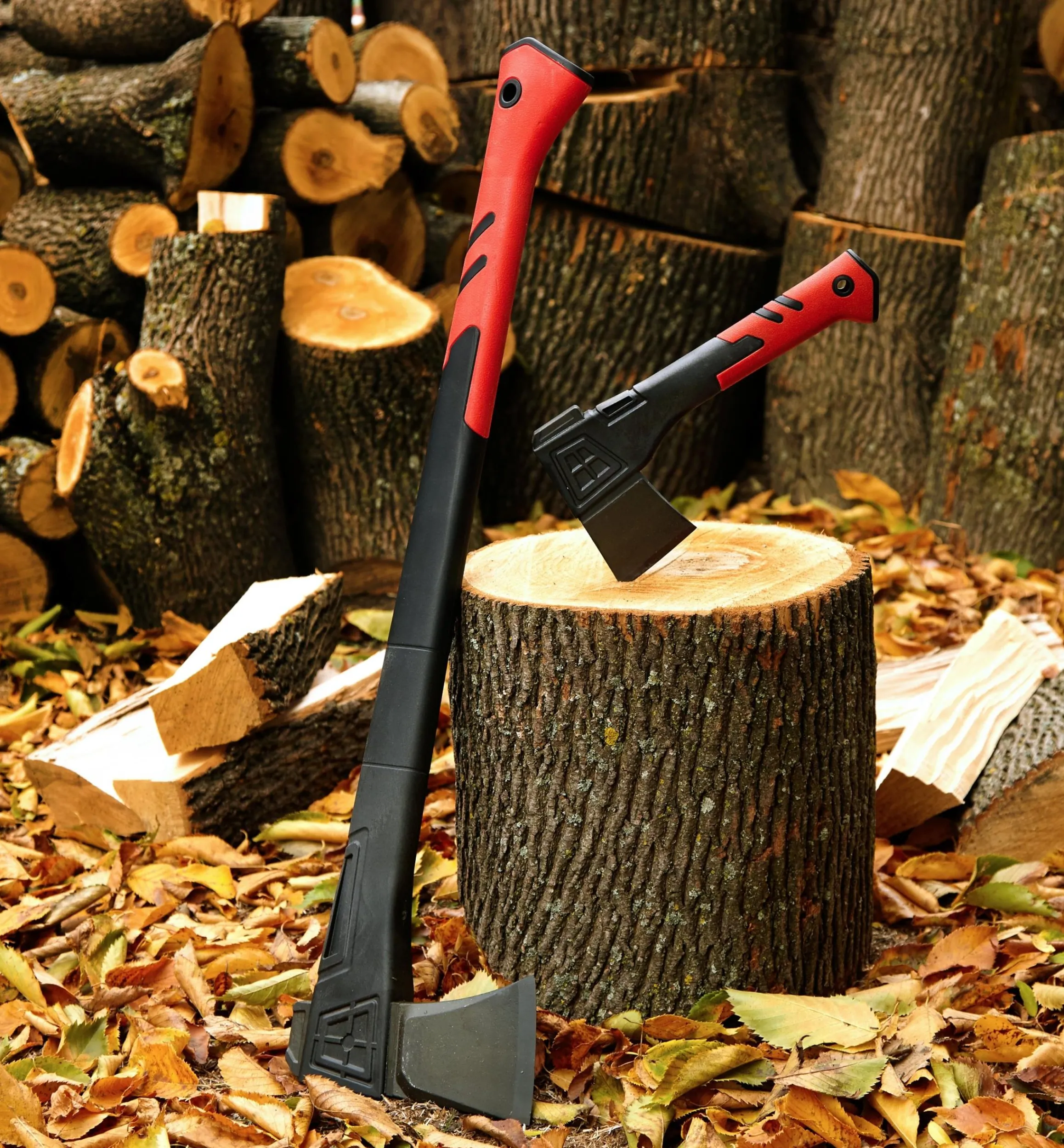 Lee Valley Hand Tools>Splitting & Camping Axe Set