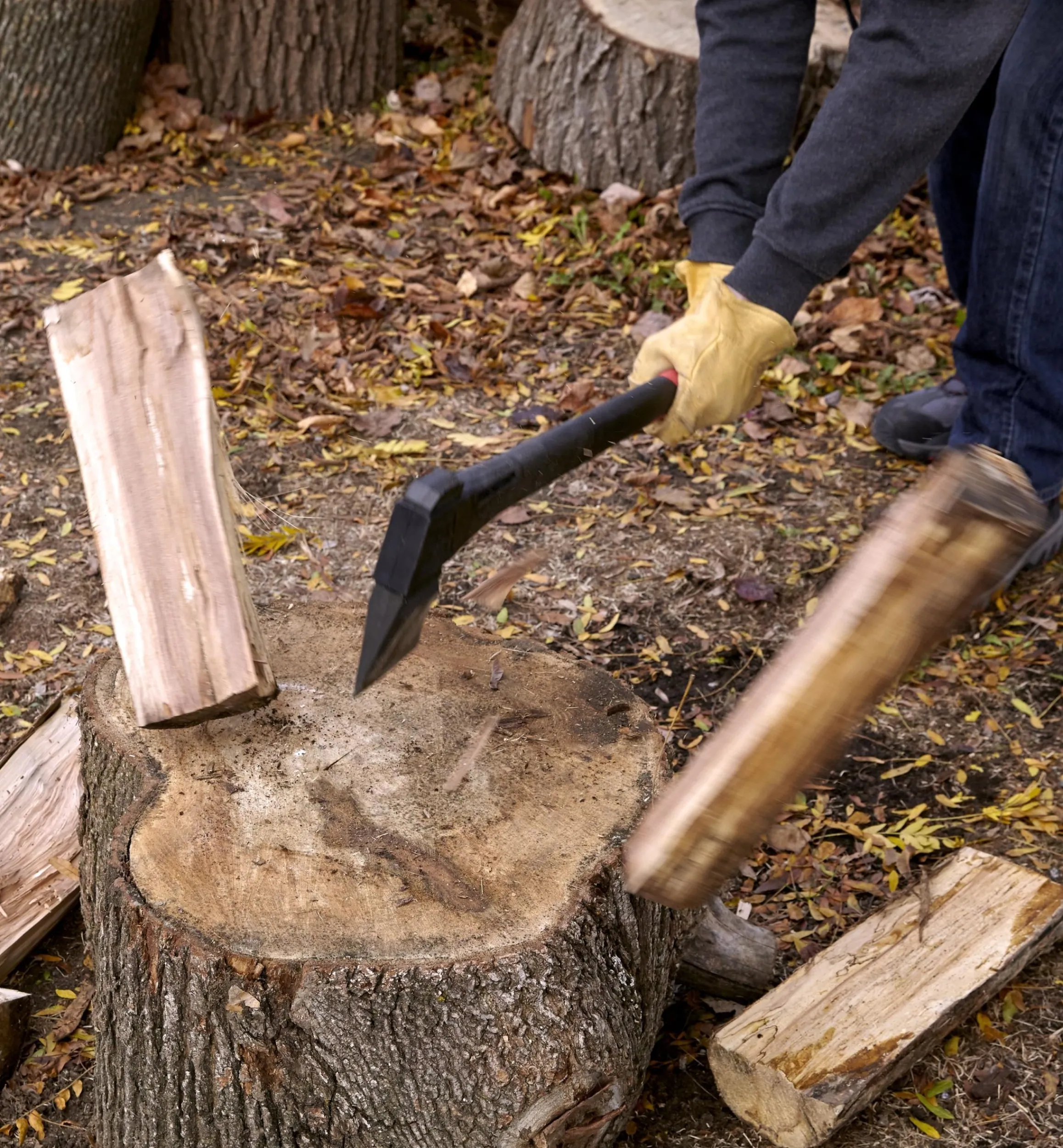 Lee Valley Hand Tools>Splitting & Camping Axe Set