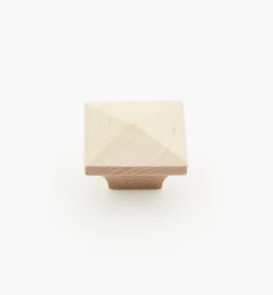 Lee Valley Knobs>Squared Wood Pyramid Knob