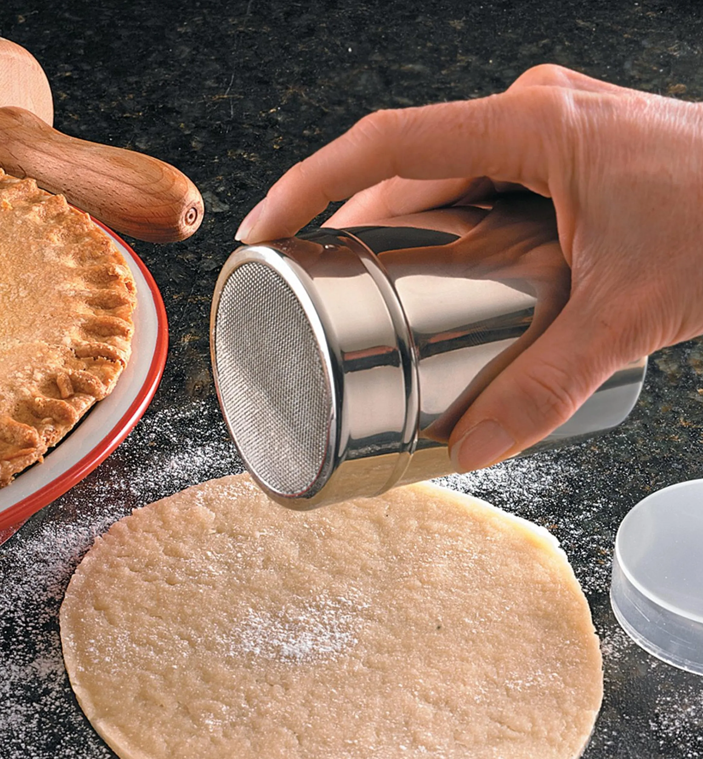 Lee Valley Confectionery & Decorating>Stainless-Steel Flour Shaker