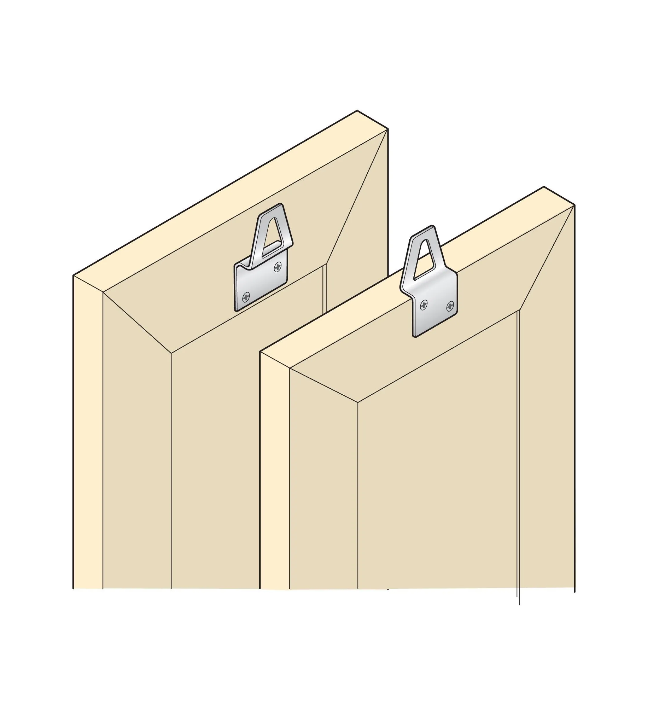 Lee Valley Picture Hanging>Stainless-Steel Frame Hangers