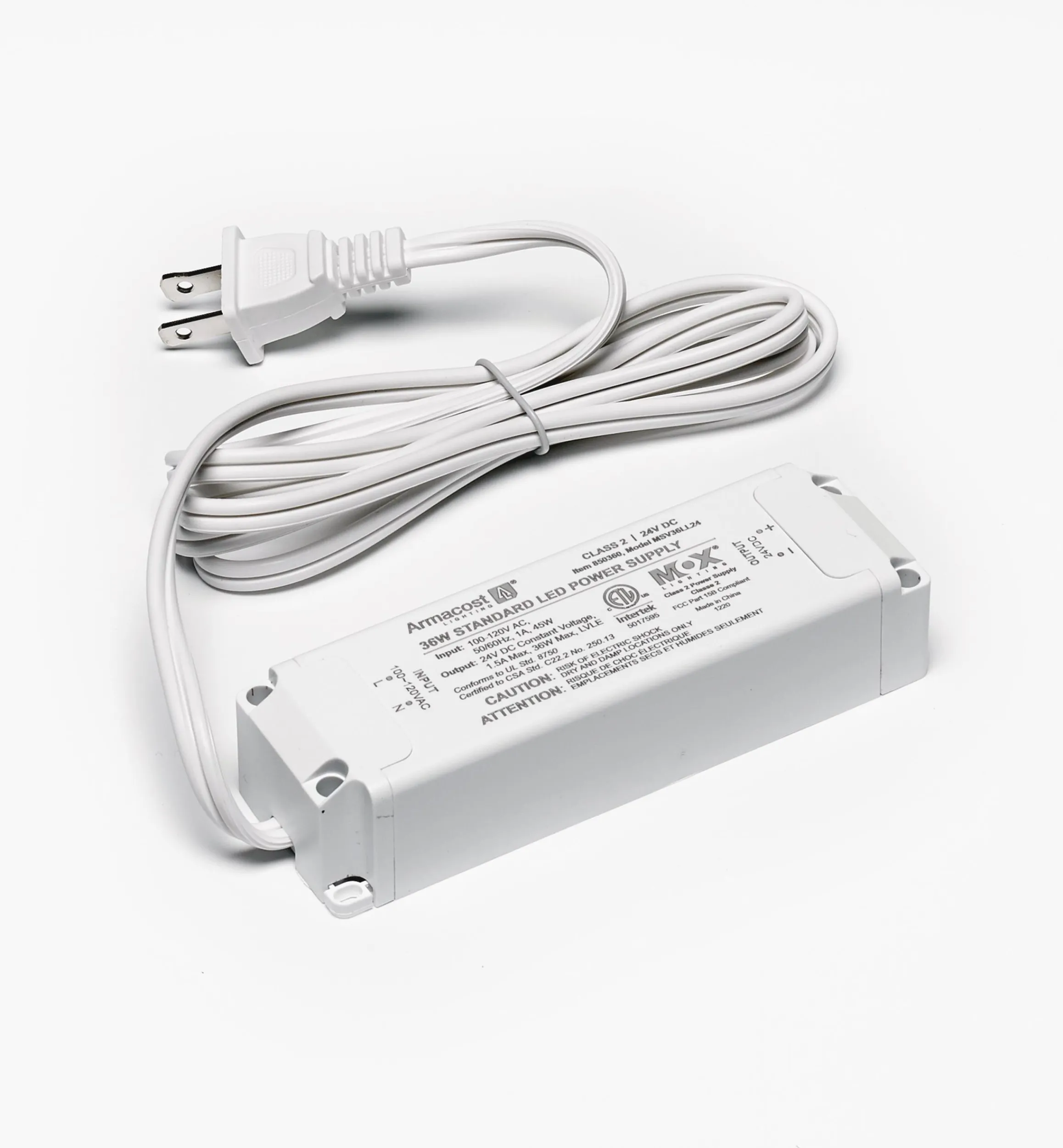 Lee Valley Lighting>Standard 24V Indoor Power Supplies For RGB+W LED Lights